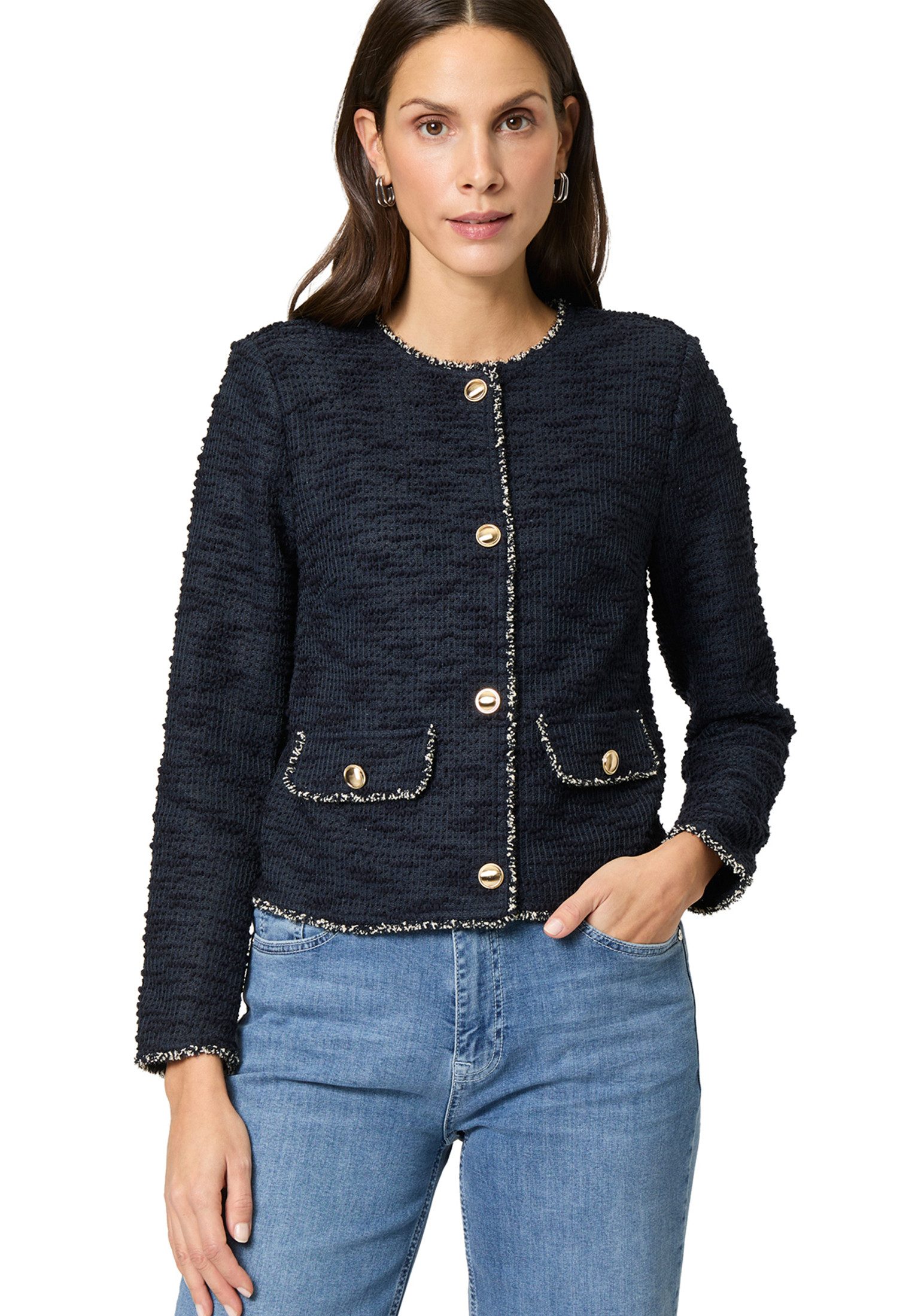 Zero Jackenblazer zero Blazer Bouclè mit günstig online kaufen