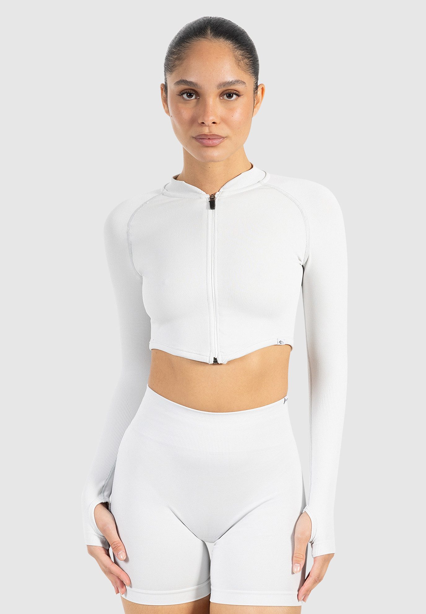 Smilodox Outdoorjacke Harly, Seamless Cropped Trainingsjacke, Reißverschlus günstig online kaufen