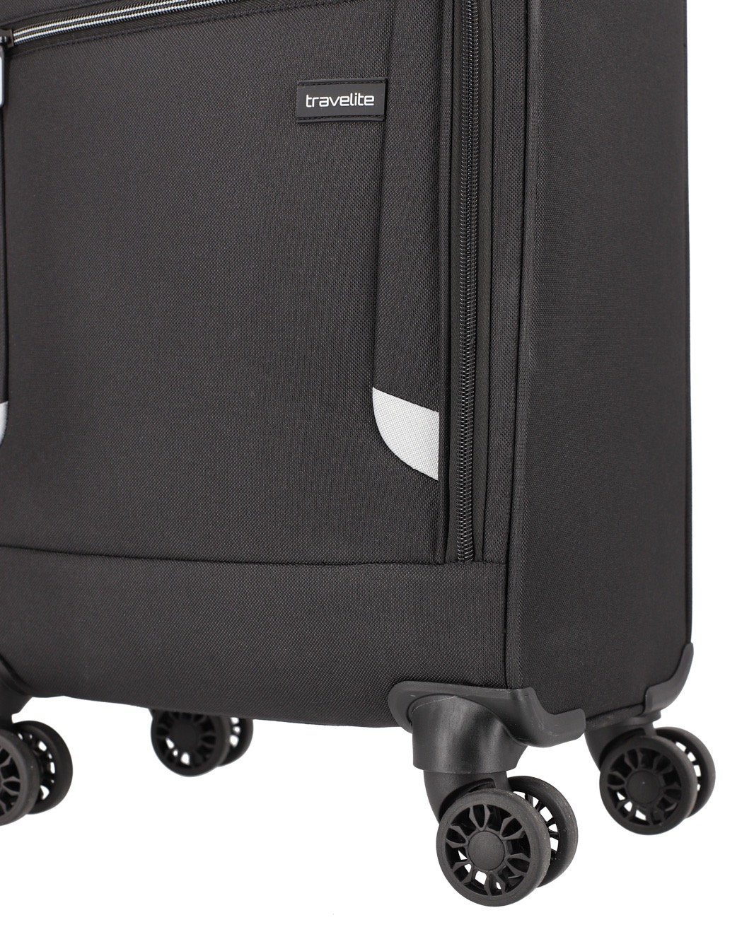 schwarz Kantenschutz travelite CABIN 4 mit Handgepäck-Trolley Underseater/Toploader, Rollen,