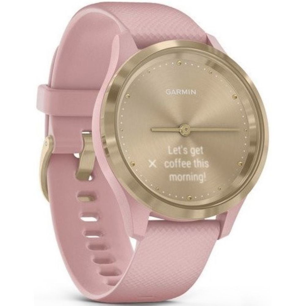 Garmin Smartwatch Fitnessuhr rosa/gold 3S - - vivomove