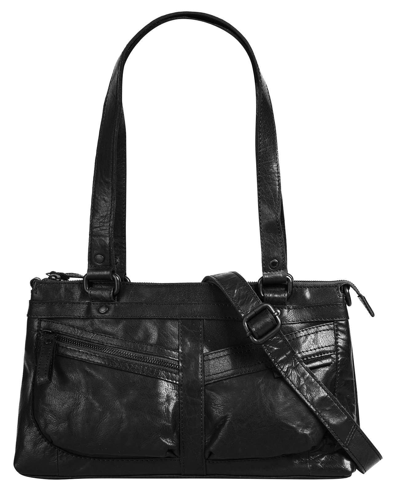 Spikes & Sparrow Henkeltasche SPIKES & SPARROW Damen echt Leder, echt Leder