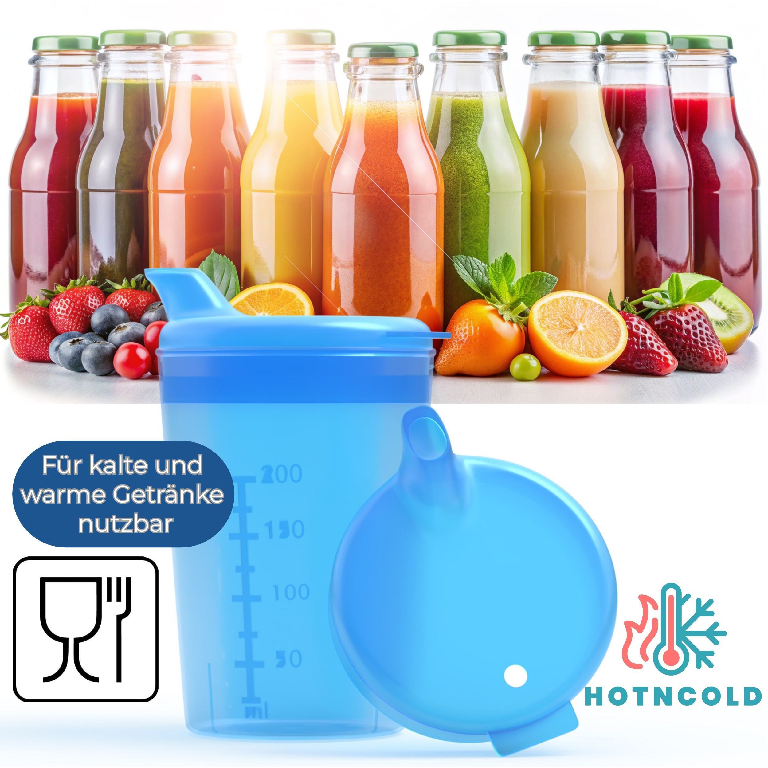 Horn Medical Schnabelbecher 3er Pack Horn Medical Schnabelbecher /Trinkhilfe -Farbe wählbar-, 3-tlg., lebensmittelechtes Polypropylen (PP), bunte & leicht erken – Bild 5 von 5