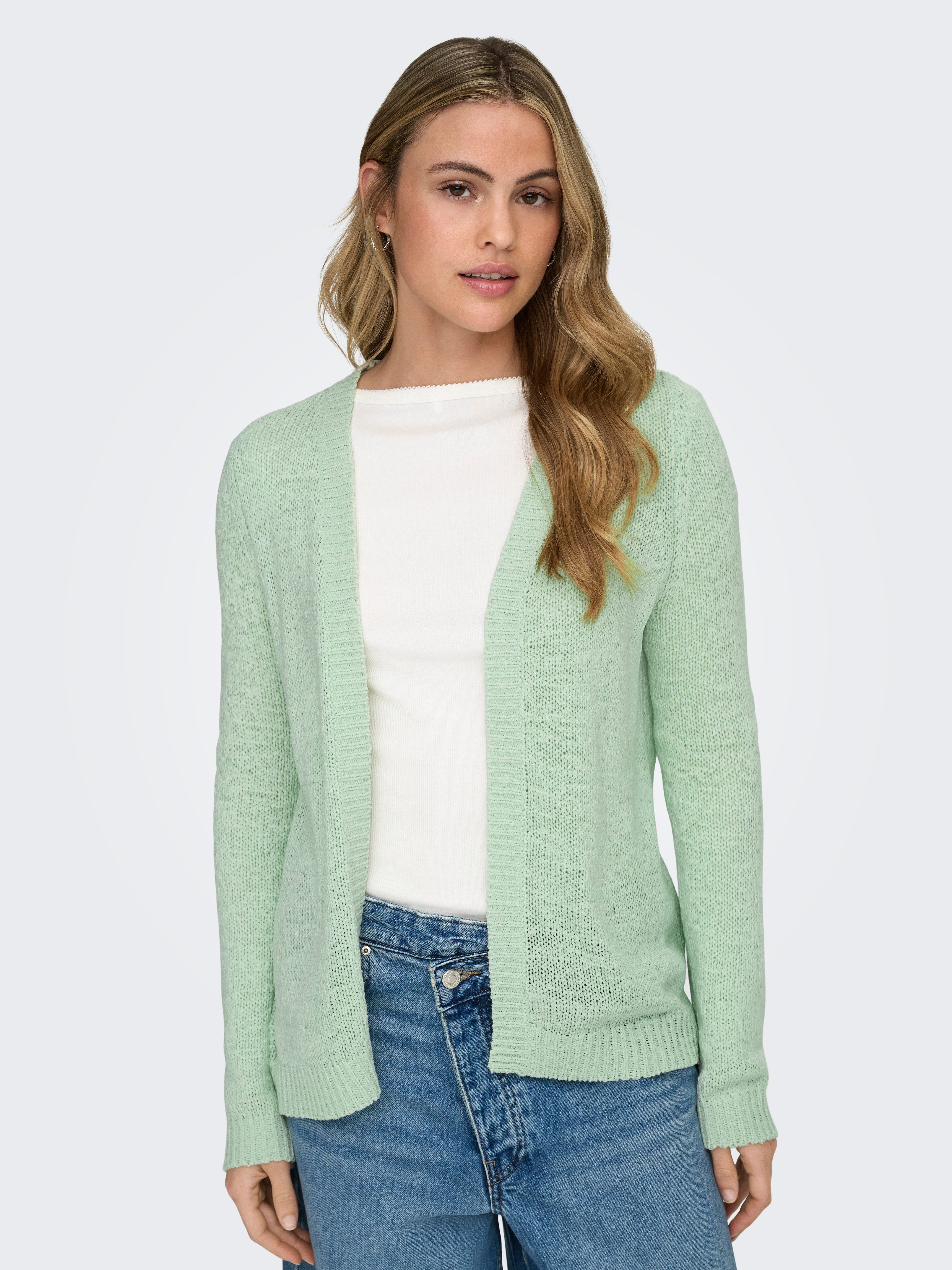 ONLY Strickjacke ONLGEENA LS OPEN CARDIGAN KNT