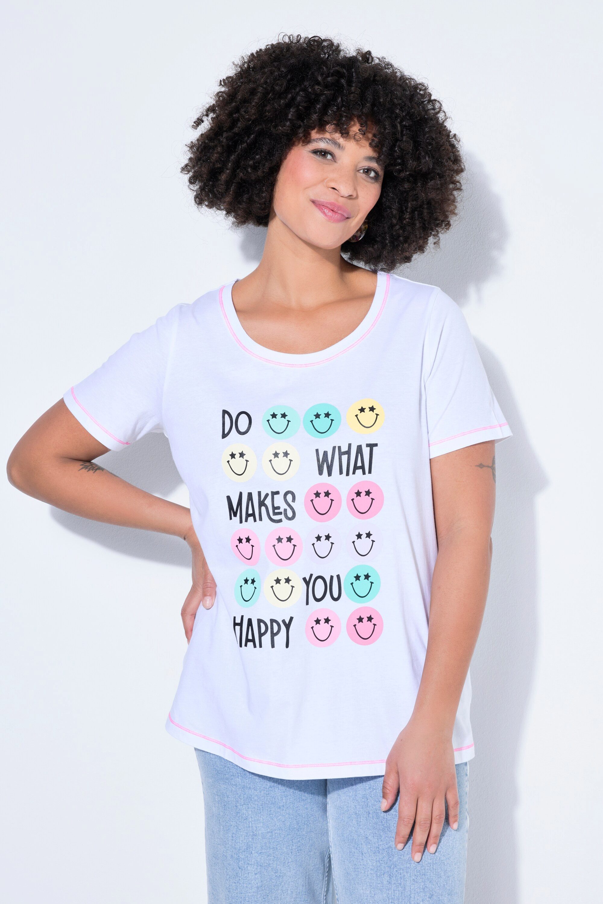 Angel of Style T-Shirt T-Shirt Komfort Fit Smileys Halbarm