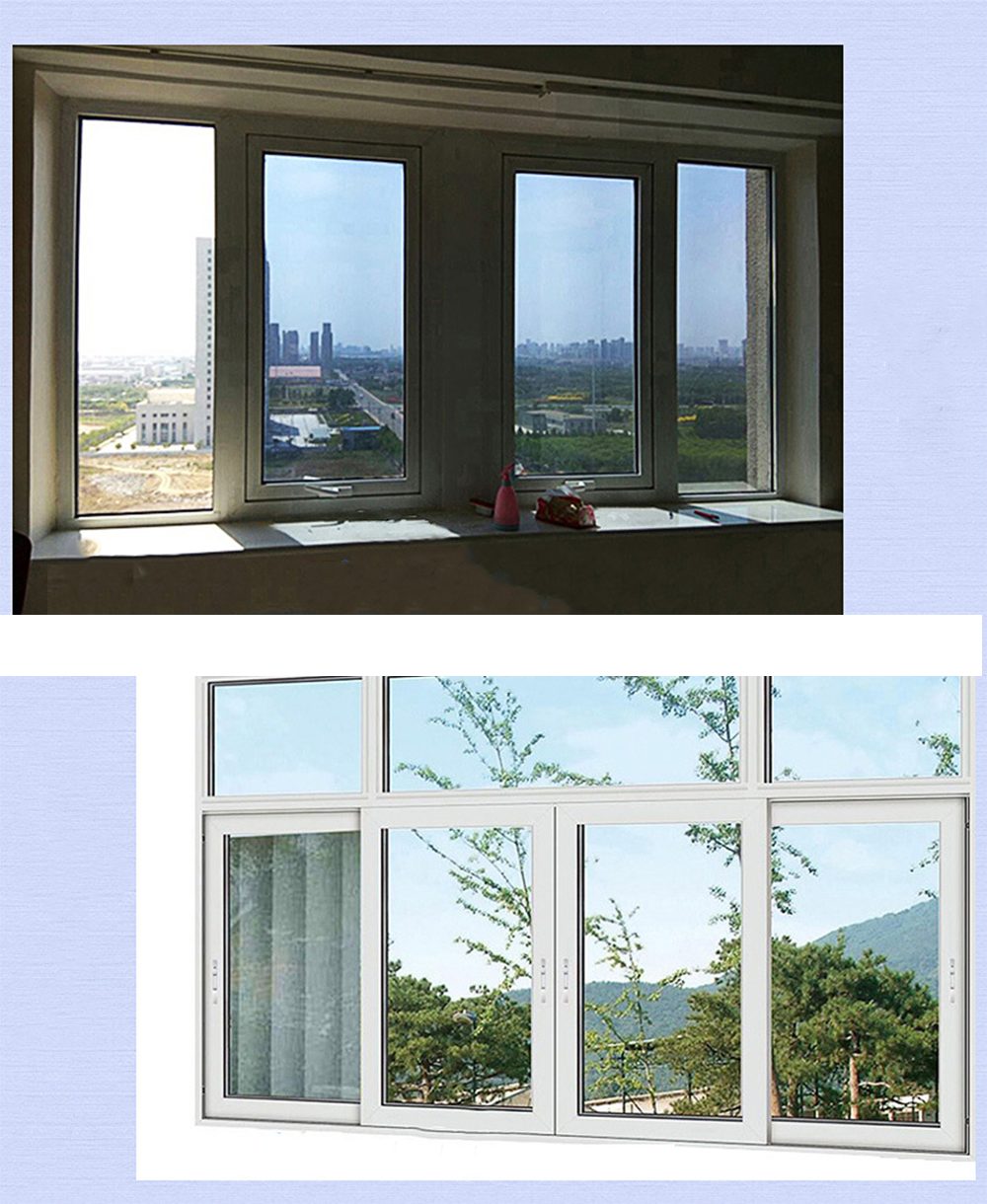Sonnenschutz-Fensterfolie Sonnenschutz Spiegelfolie hochglanzverspiegelt,  EBUY, sie schrumpft nicht und wirft auch nach Jahren keine Falten