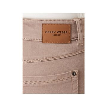 GERRY WEBER 5-Pocket-Jeans taupe (1-tlg)