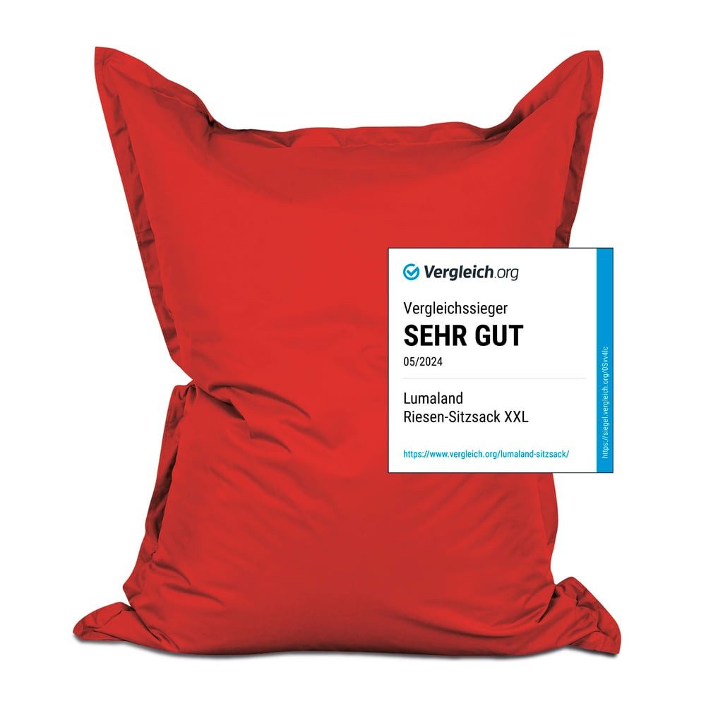 Lumaland Sitzsack XXL Bean Bag Riesen-Sitzkissen 380L 140x180cm Special Edi günstig online kaufen