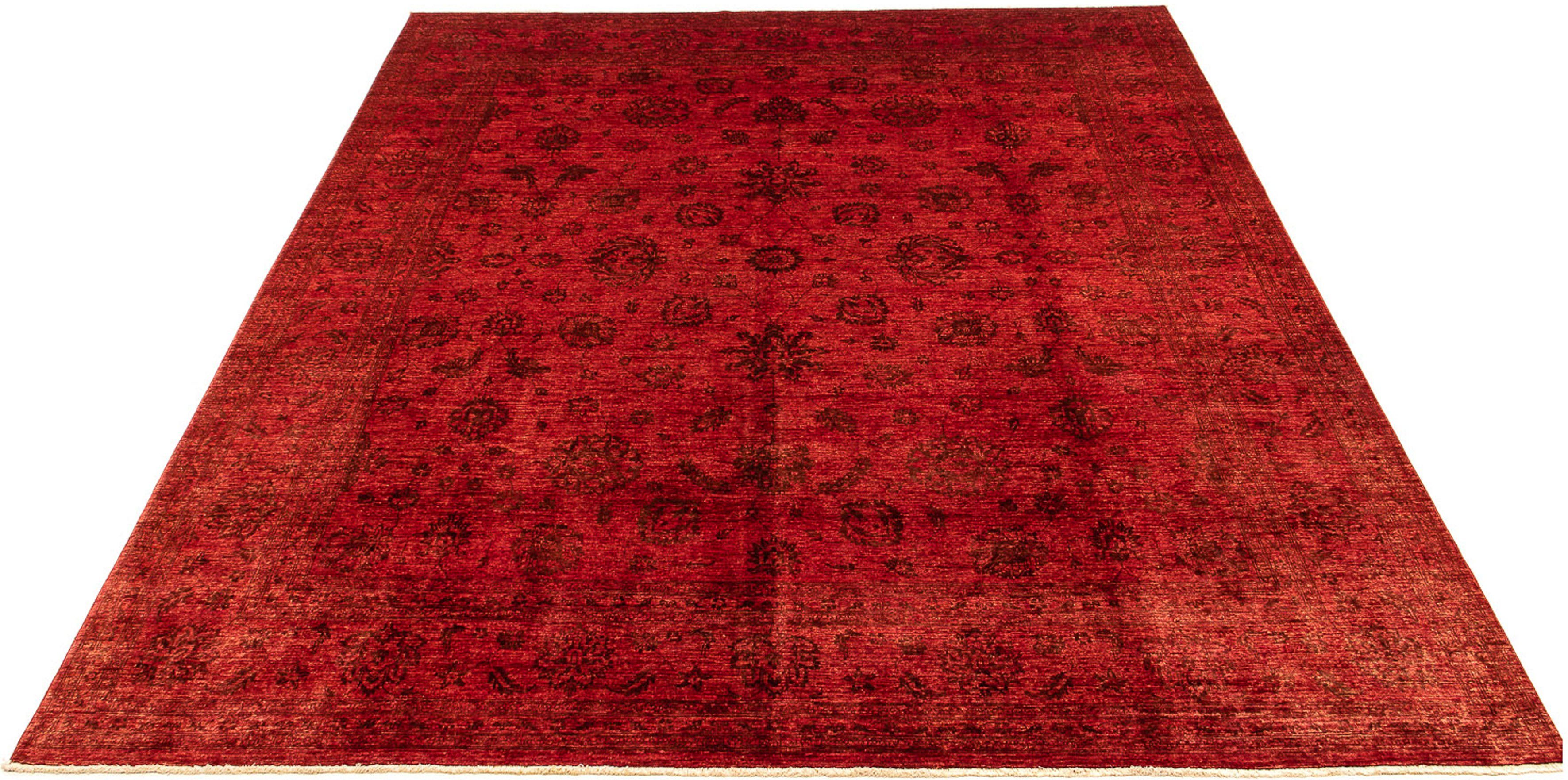 Orientteppich Ziegler - 343 x 295 cm - dunkelrot, morgenland, rechteckig, Höhe: 6 mm, Wohnzimmer, Handgeknüpft, Einzelstück mit Zertifikat