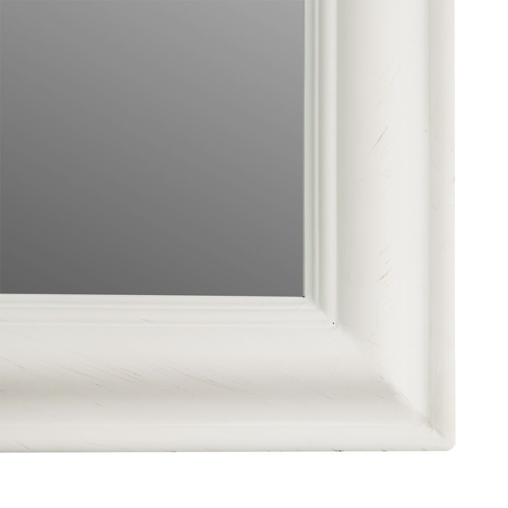 Myflair Möbel & Accessoires Spiegel Wandspiegel YORK antik weiß schlichter Holzrahmen klassisch Landhausst