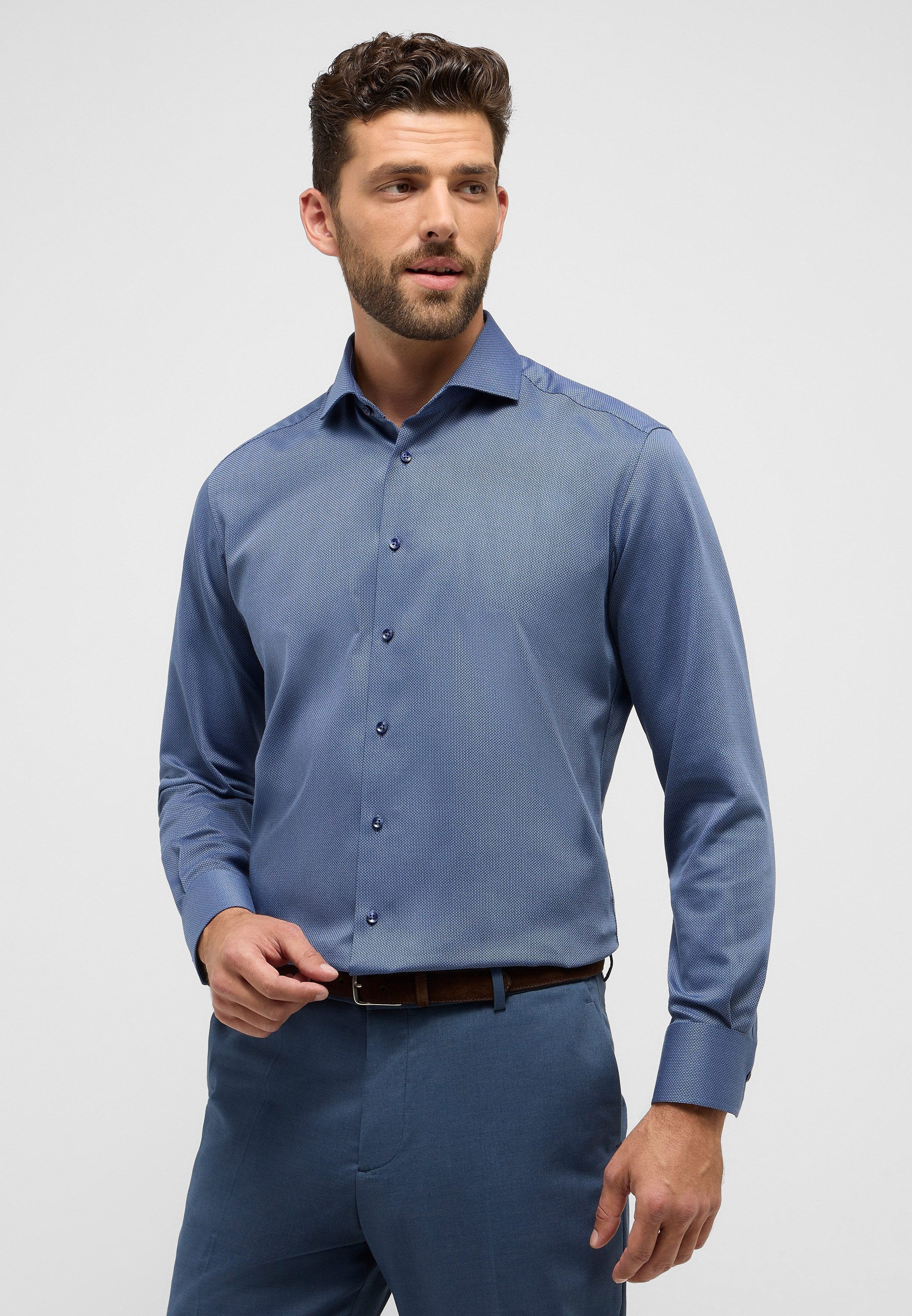 Eterna Langarmhemd "MODERN FIT", NON IRON (bügelfrei) günstig online kaufen