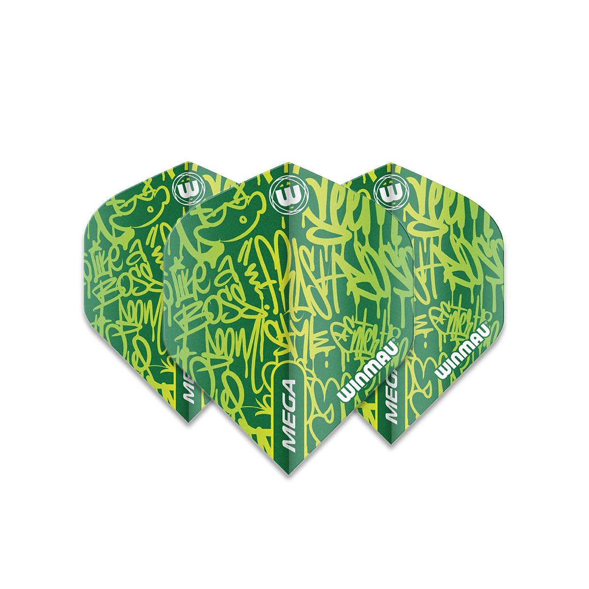 Dart-Flights Flights Winmau Mega Standard Green - 6900.241
