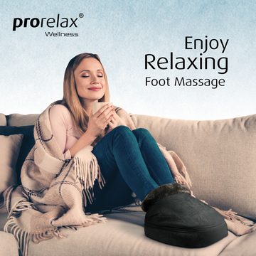 prorelax Shiatsu-Fußmassagegerät 12119 Shiatsu Fuß-Massager, 2-tlg., mit zuschaltbarer Wärme-Funktion
