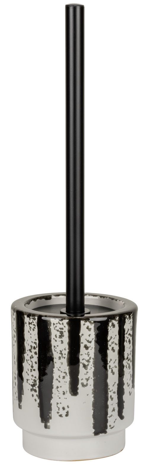 WENKO WC-Garnitur Subiza, handbemalte Keramik, Toilettenbürste mit Kunststo günstig online kaufen