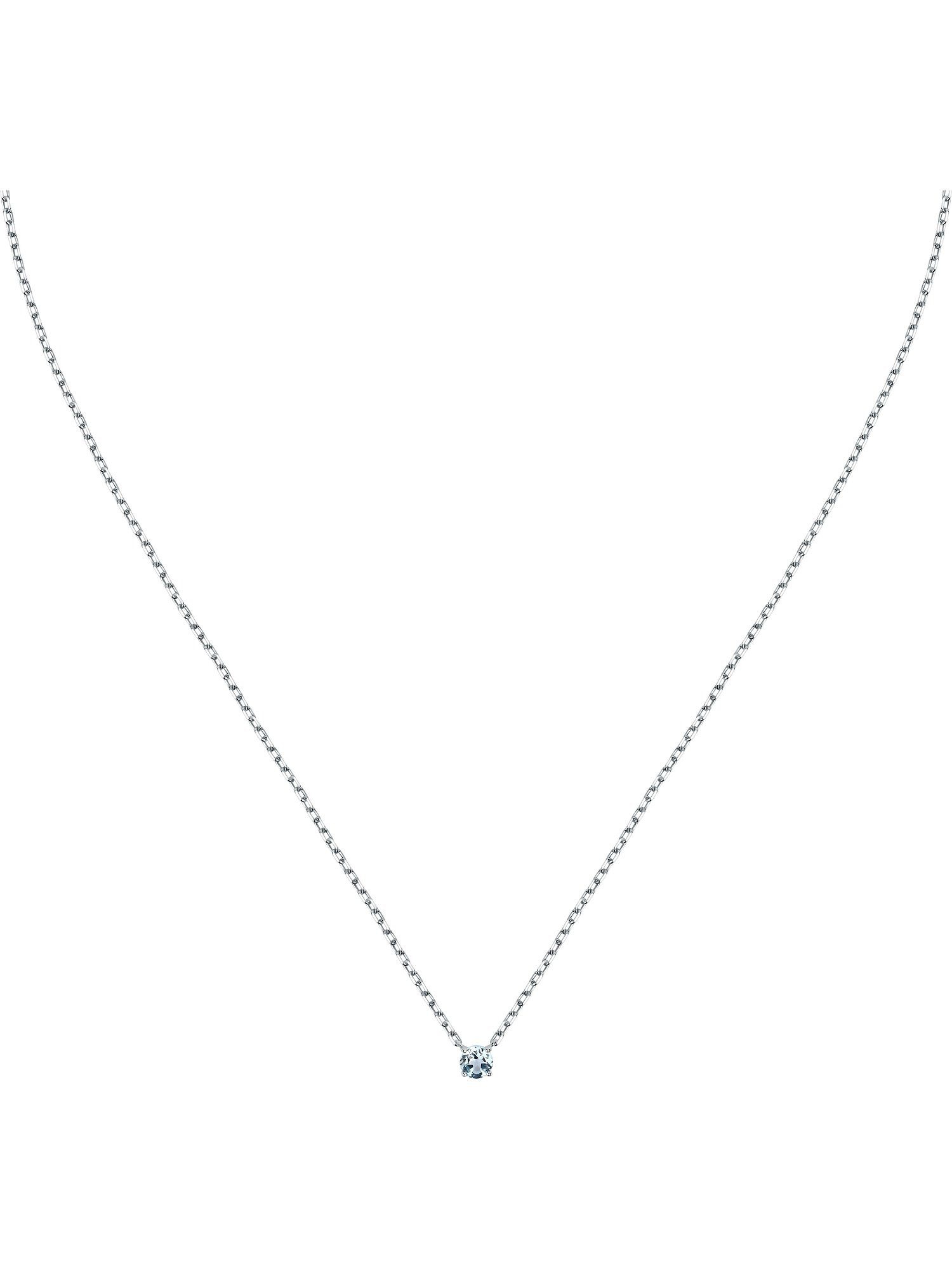 CHRIST Collier CHRIST Damen-Kette 375er Weißgold 1 Topas günstig online kaufen