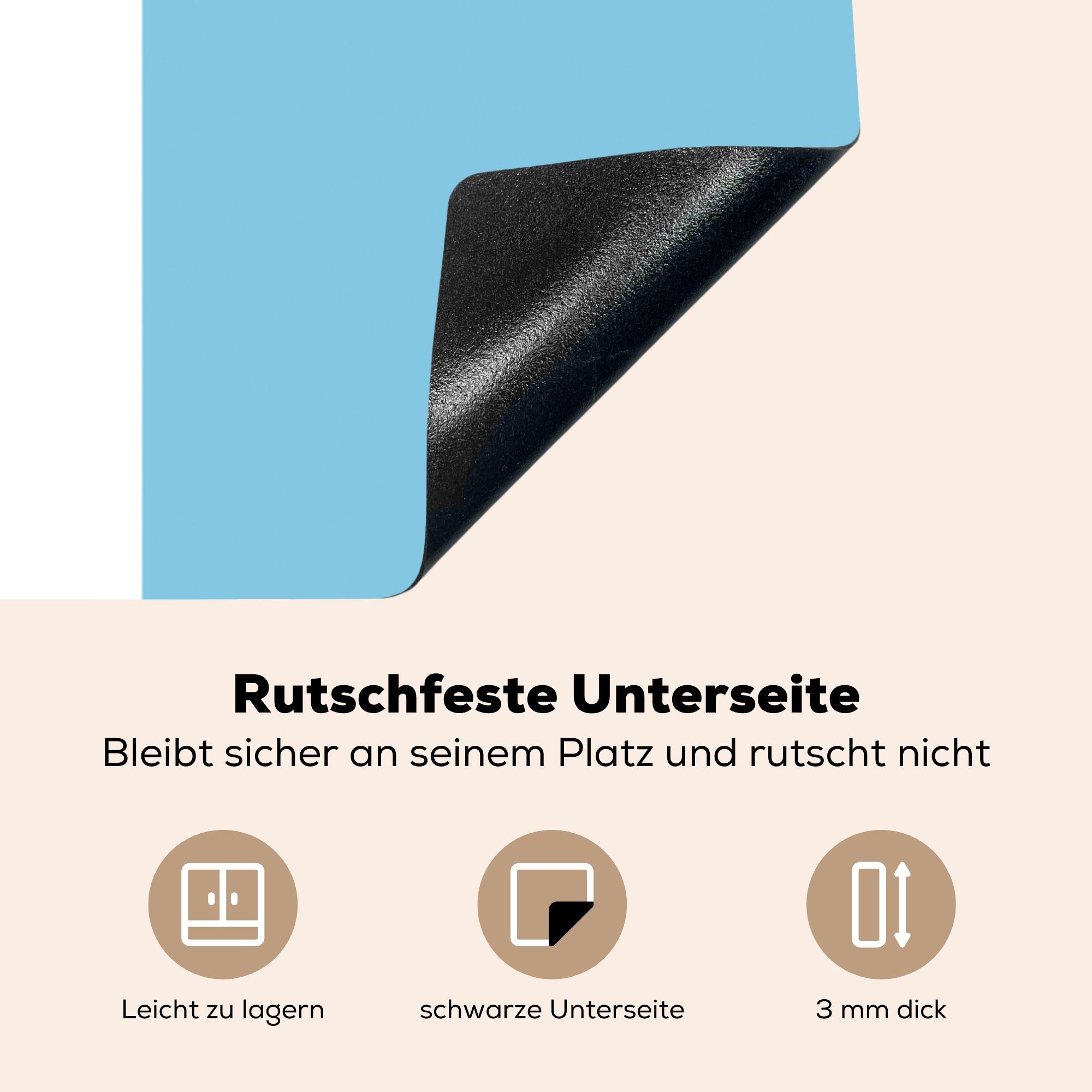 Ceranfeldabdeckung MuchoWow die cm, 81x52 Flagge (1 Vinyl, Guatemala, für tlg), Induktionskochfeld Schutz Herdblende-/Abdeckplatte küche,