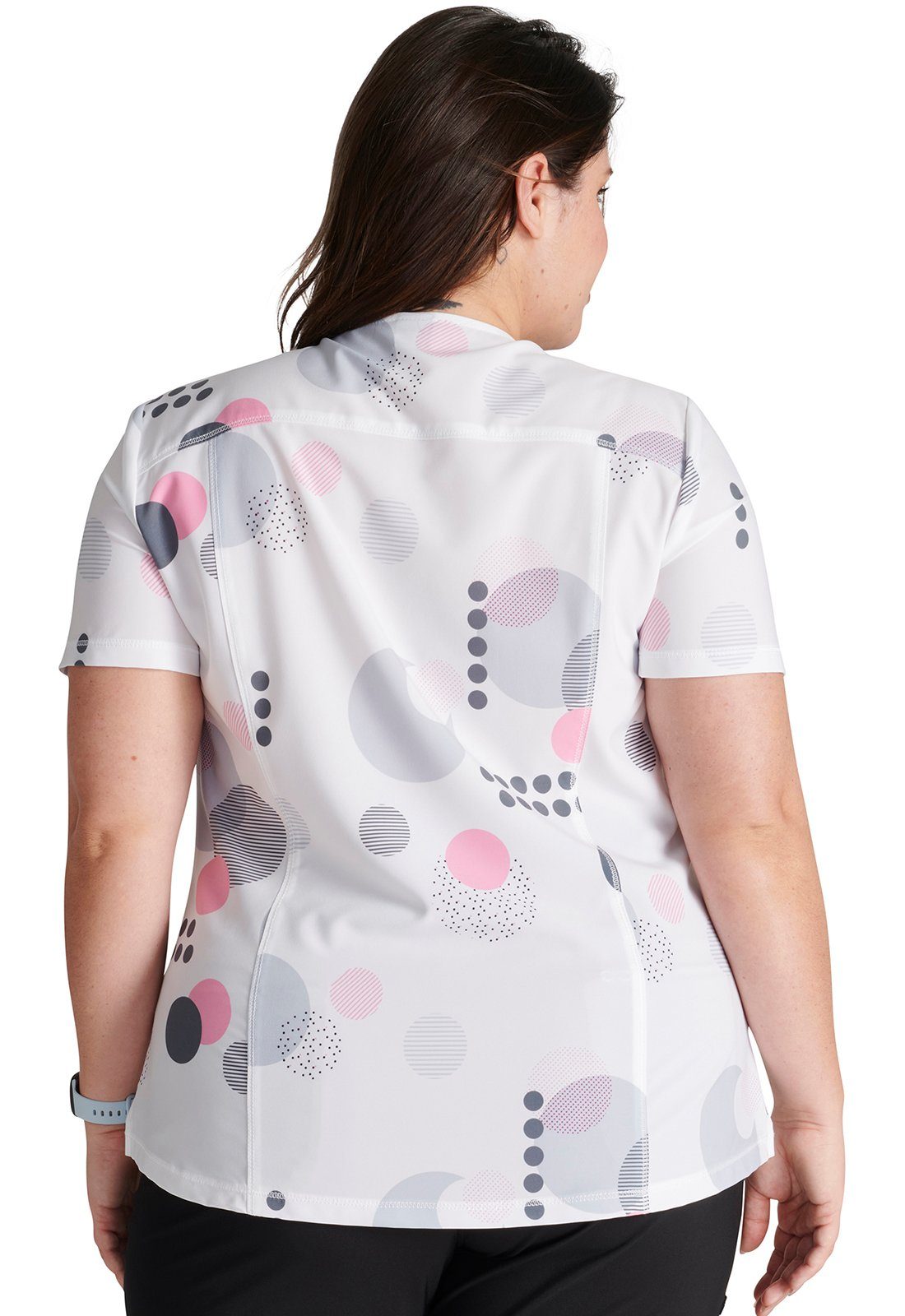Cherokee Funktionsbluse Bunt bedruckter Damen Kasack "Running Circles Minnie Maus" Kasack mit Motiv