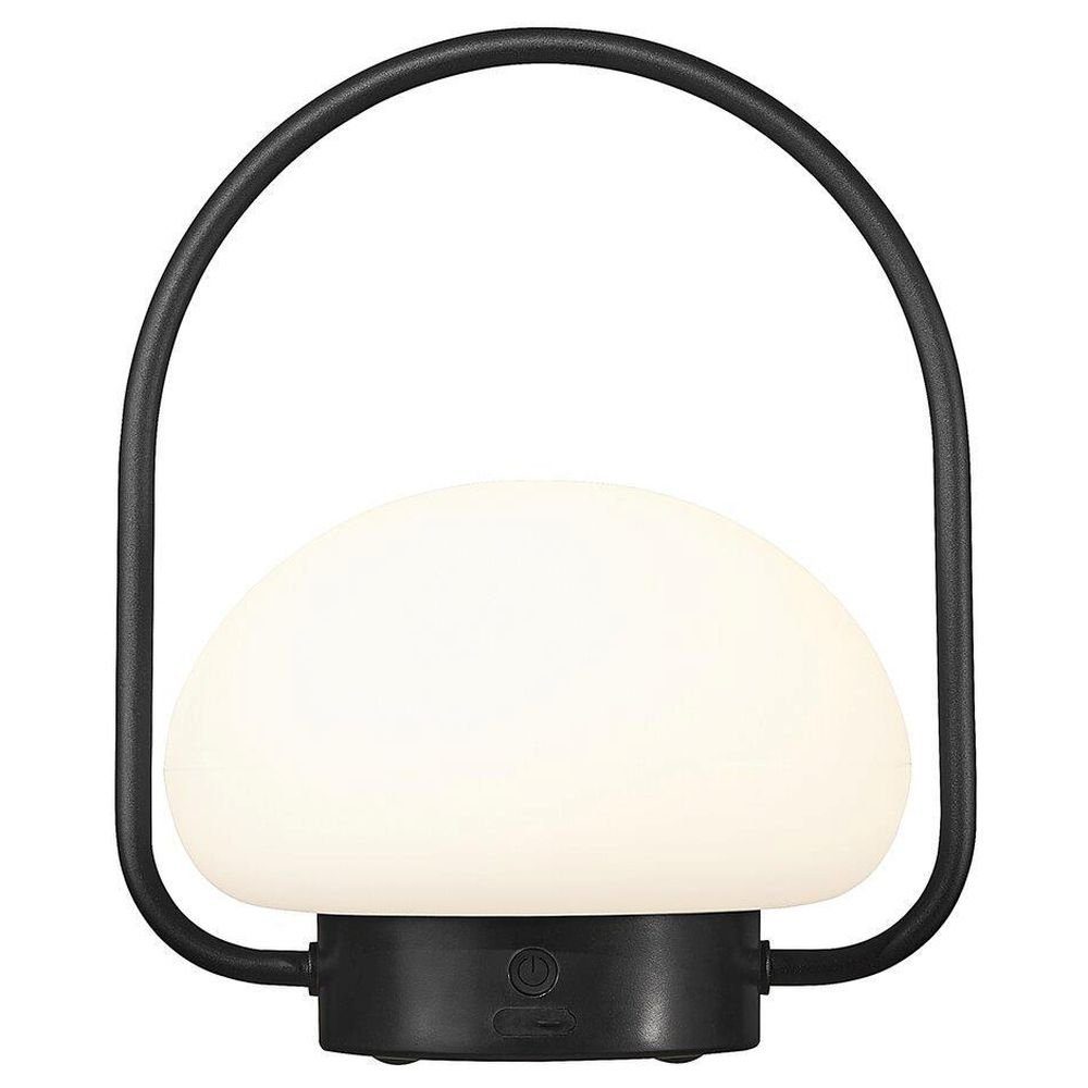 Standlampe und LED Weiß warmweiss, verbaut, Go in LED Akku-Tischleuchte Schwarz 2700K Ja, to Stehlampe, fest LED, click-licht Sponge keine Leuchtmittel Außen-Stehlampe IP65, Angabe, enthalten: