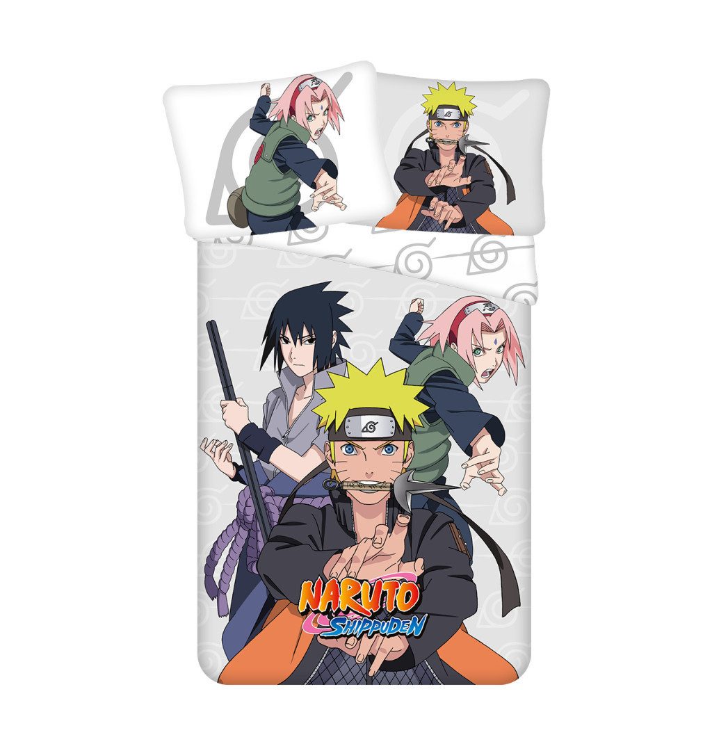 Naruto Kinderbettwäsche Naruto United Bettwäsche 140×200cm, 70×90cm 100% Baumwolle, 100% Baumwolle