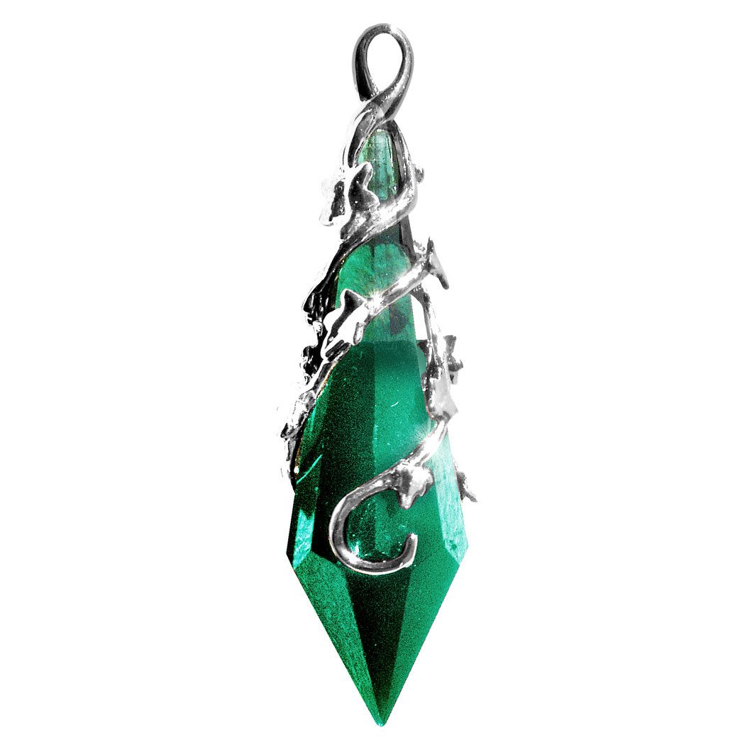 Anne Stokes Kettenanhänger Anne Stokes Kristallhüter Hedera Helix Anhänger Schmuck mit Kette Efe