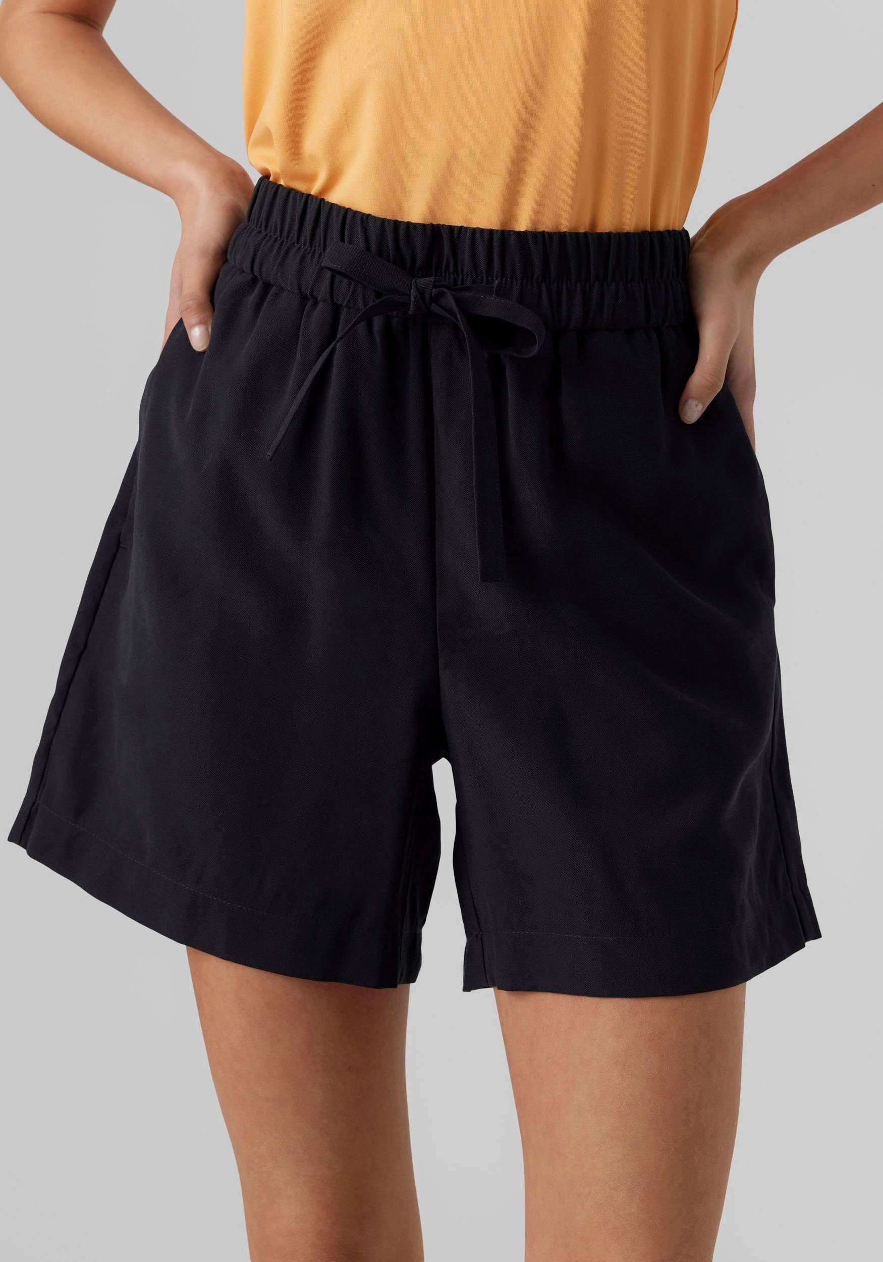 Vero Moda Shorts VMCARMEN NOOS SHORTS Black LOOSE HW