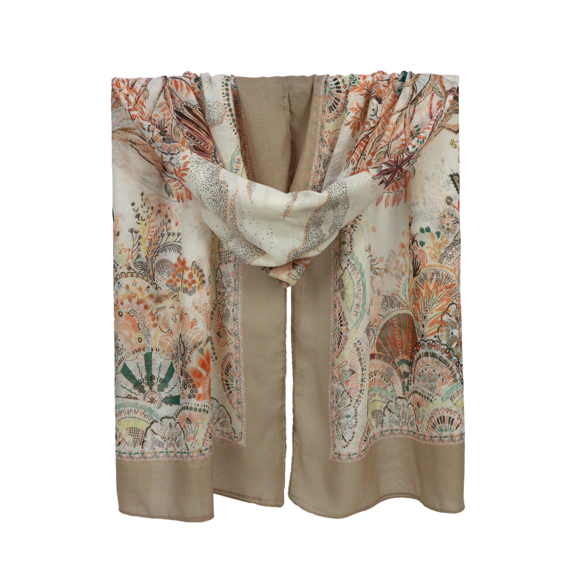 ZEBRO Modeschal Schal Baum günstig online kaufen