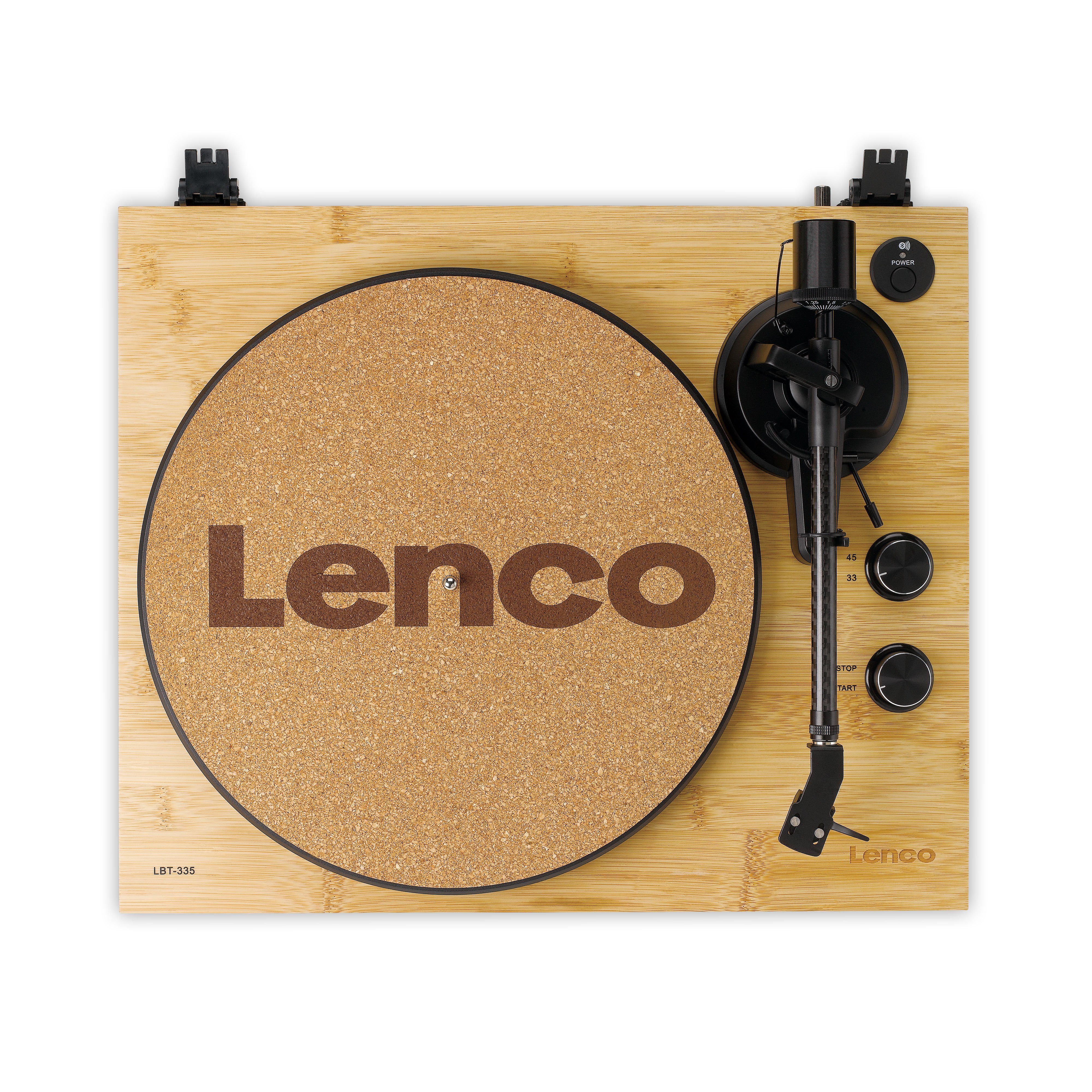 Lenco TTA-030CO Plattenspieler (Antistatischer Schutz, Vibrationsdämpfung, kratzfest, guter Grip) – Bild 2 von 5