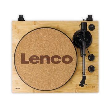 Lenco TTA-030CO Plattenspieler (elektrisch, Slipmat/Kratzschutz aus Kork antistatisch mit Vibrationsschutz ⌀29,2cm)