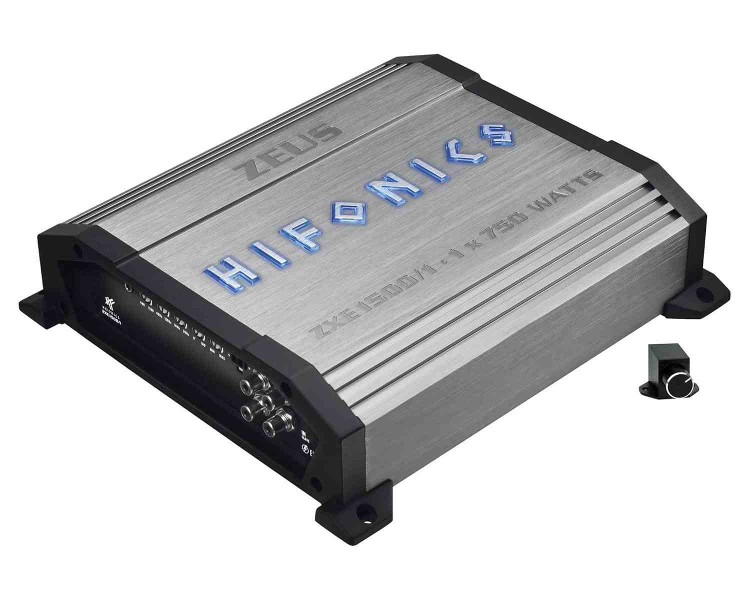 Hifonics ZXE1500/1 Class D Mono Digital Verstärker Monoblock Endverstärker (Anzahl Kanäle: 1)