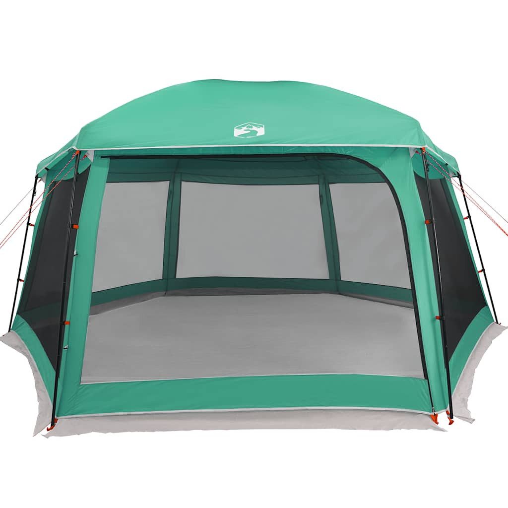 vidaXL Faltzelt Poolzelt mit abnehmbarem Überzelt Netzwänden Meergrün 618x532cm, (1 tlg)
