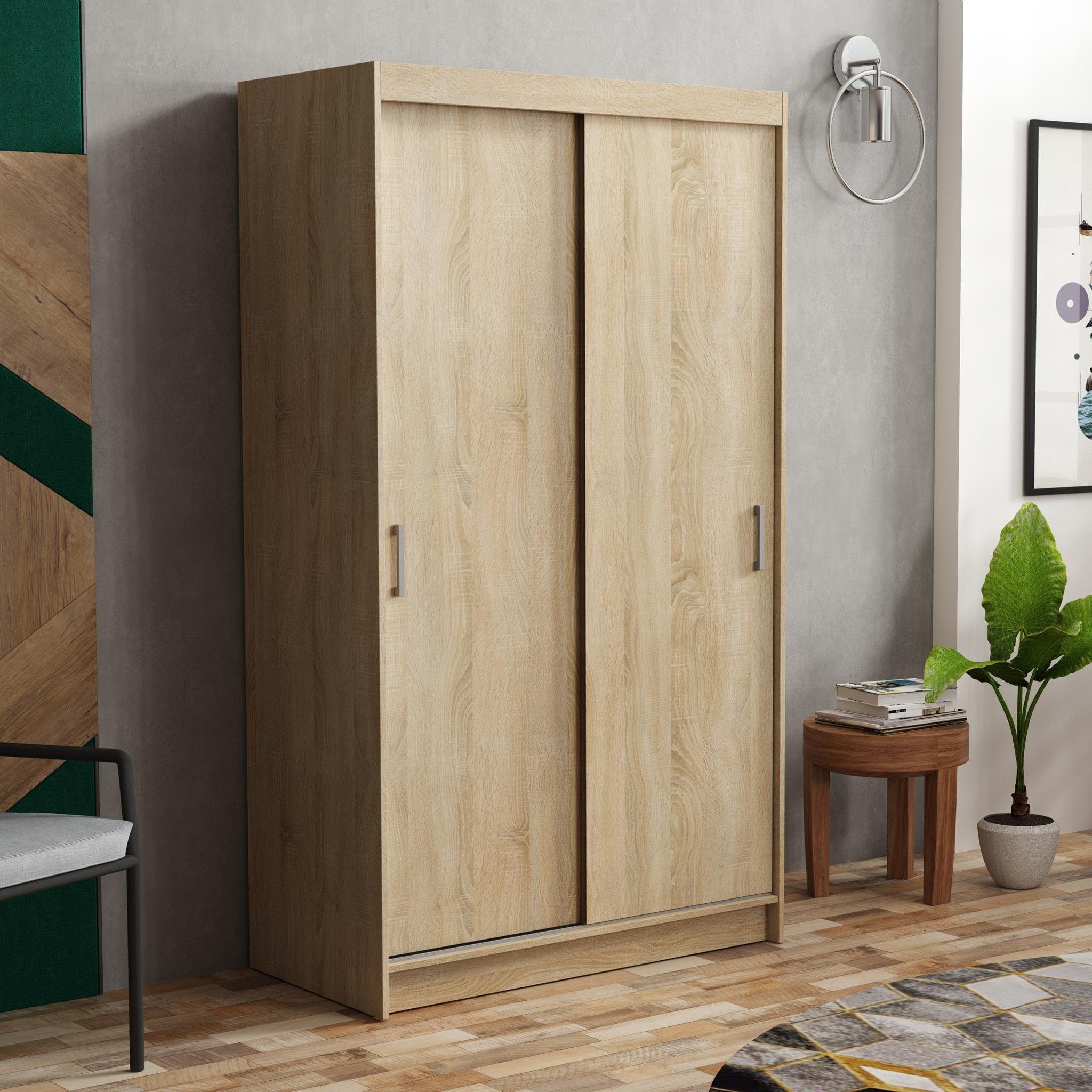 Beautysofa Schiebetürenschrank Niko (stilvoll Kleiderschrank, 100 günstig online kaufen