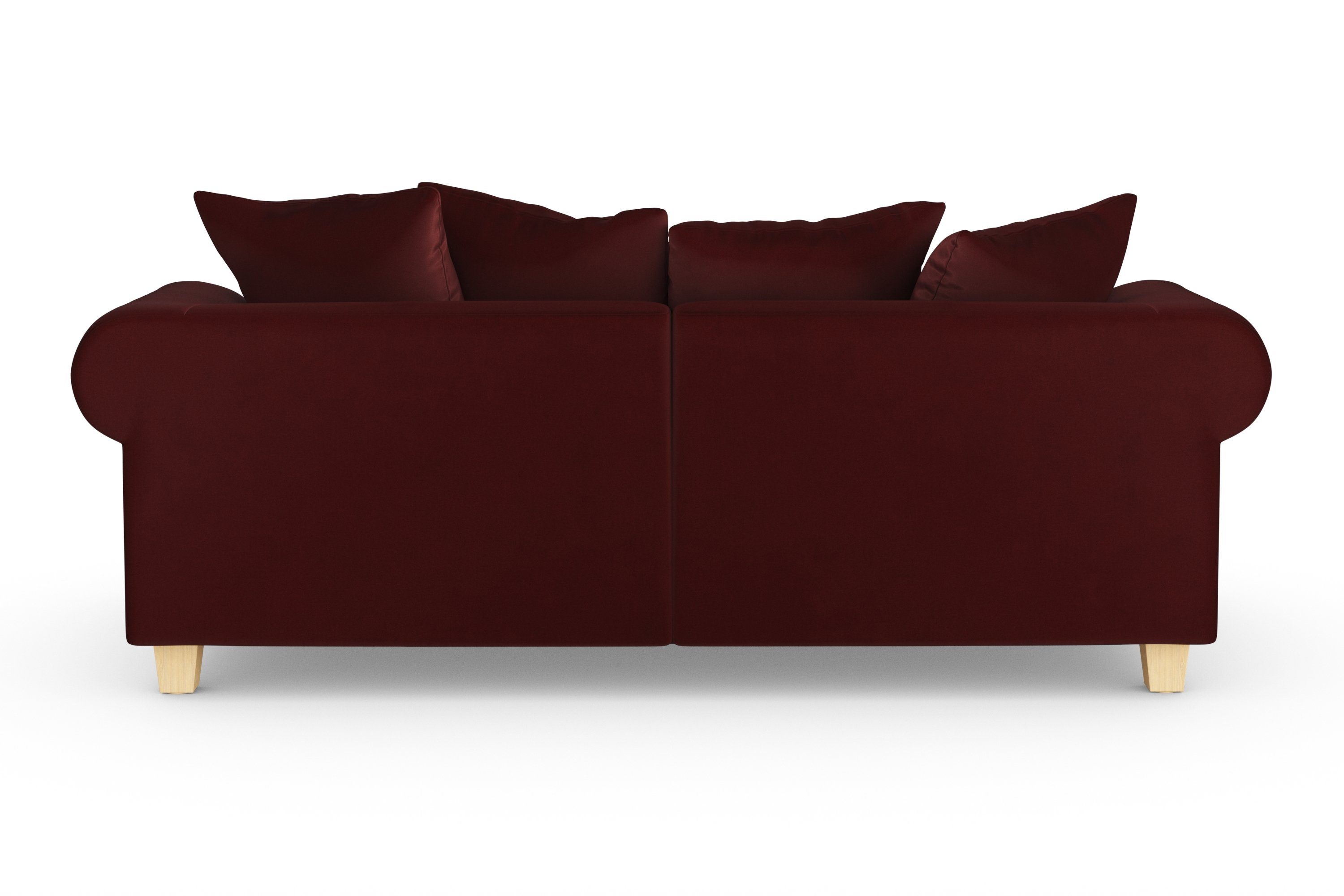 zeitlosem 2 affaire Design, Teile, kuschelige und Sitzkomfort Kissen Megasofa, mit viele Queenie Big-Sofa Home weichem
