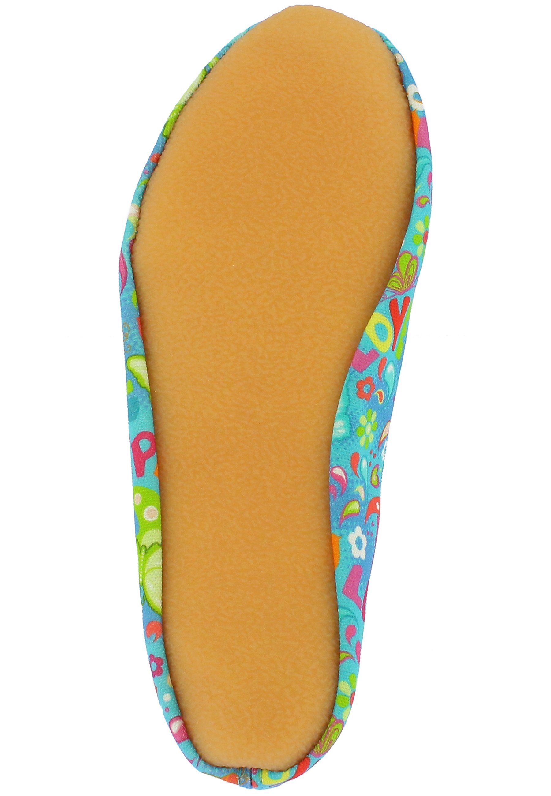 Beck Schläppchen Spring Gymnastikschuh (Handgenäht in Erlenbach) rutschfeste Sohle aus Naturkautschuk