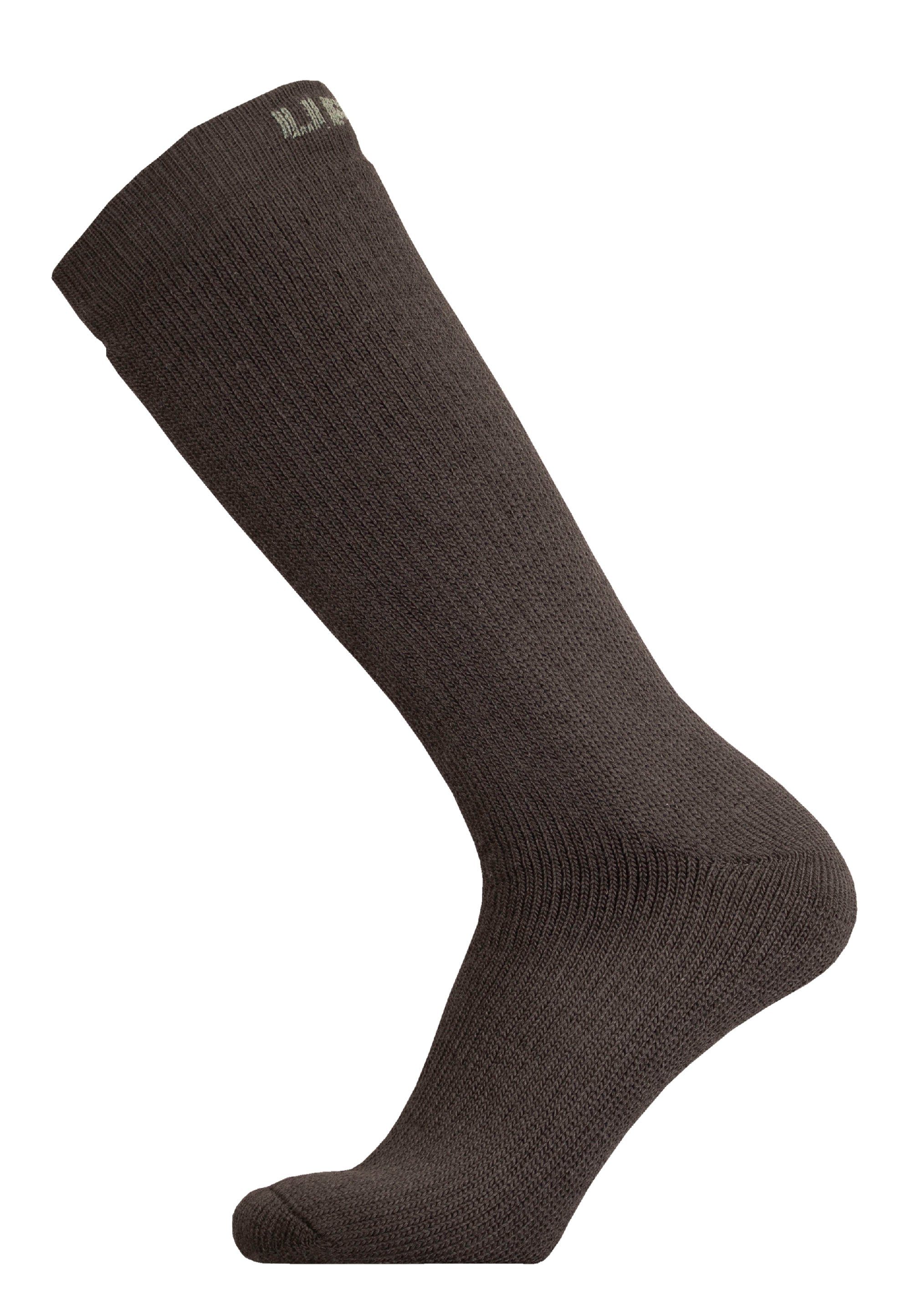 UphillSport Socken INARI schwarz Struktur mit mehrlagiger (1-Paar)