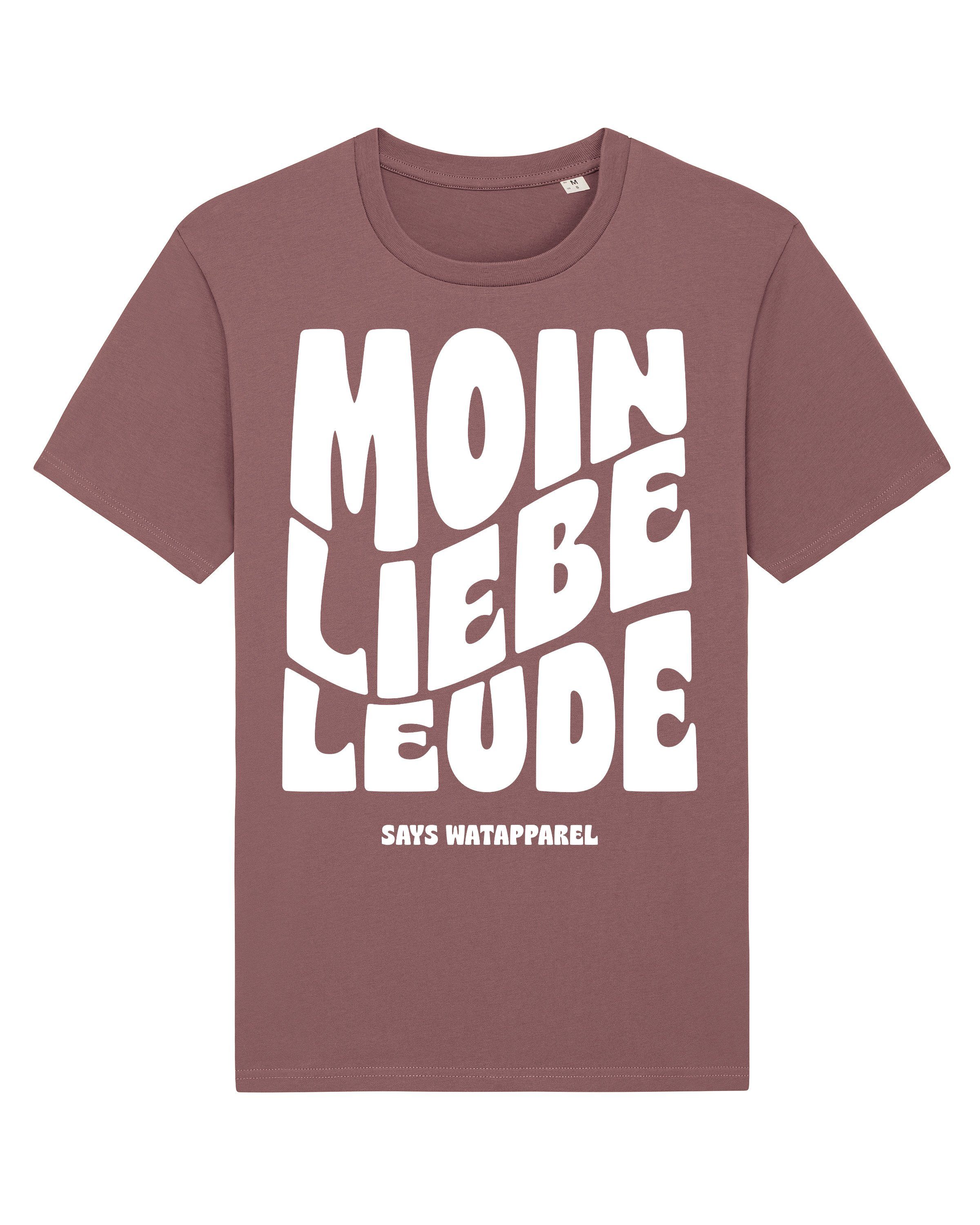 wat? Apparel Print-Shirt Moin liebe Leude (1-tlg) Kaffa Coffee
