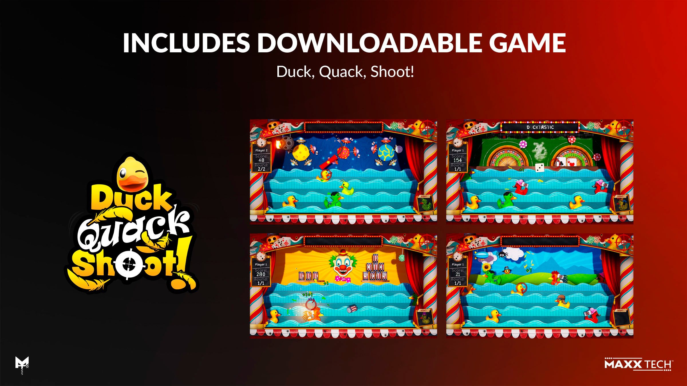 Maxx Tech Duck, Quack, Shoot! Nintendo Switch 2
