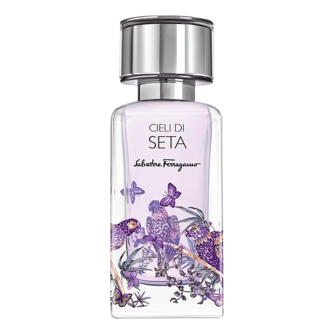 Salvatore Ferragamo Eau de Parfum Cieli di Seta, Glasflakon, Parfüm EDP, Damenduft