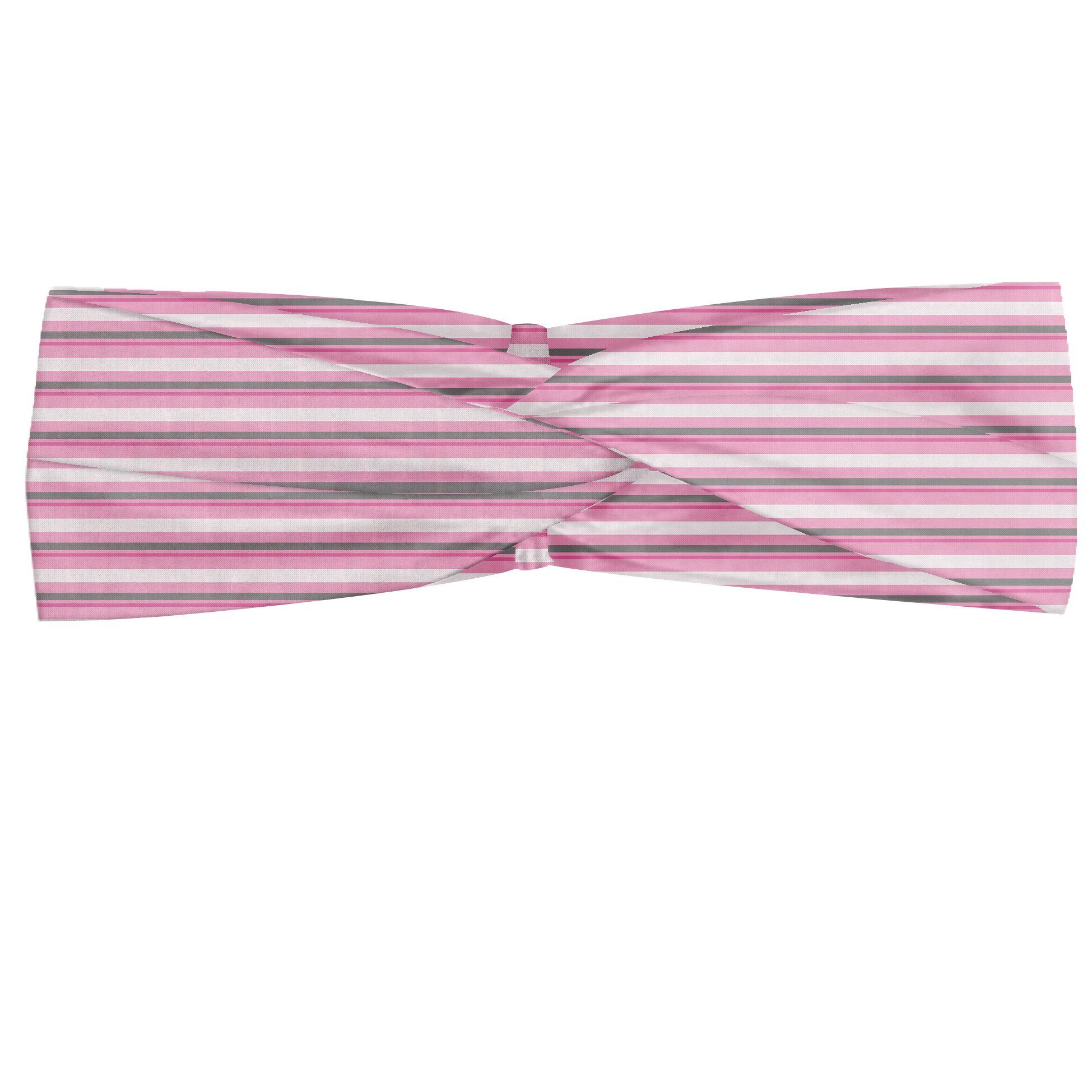 Abakuhaus Stirnband Elastisch und Angenehme alltags accessories Geometrisch Pink Tones Stripes