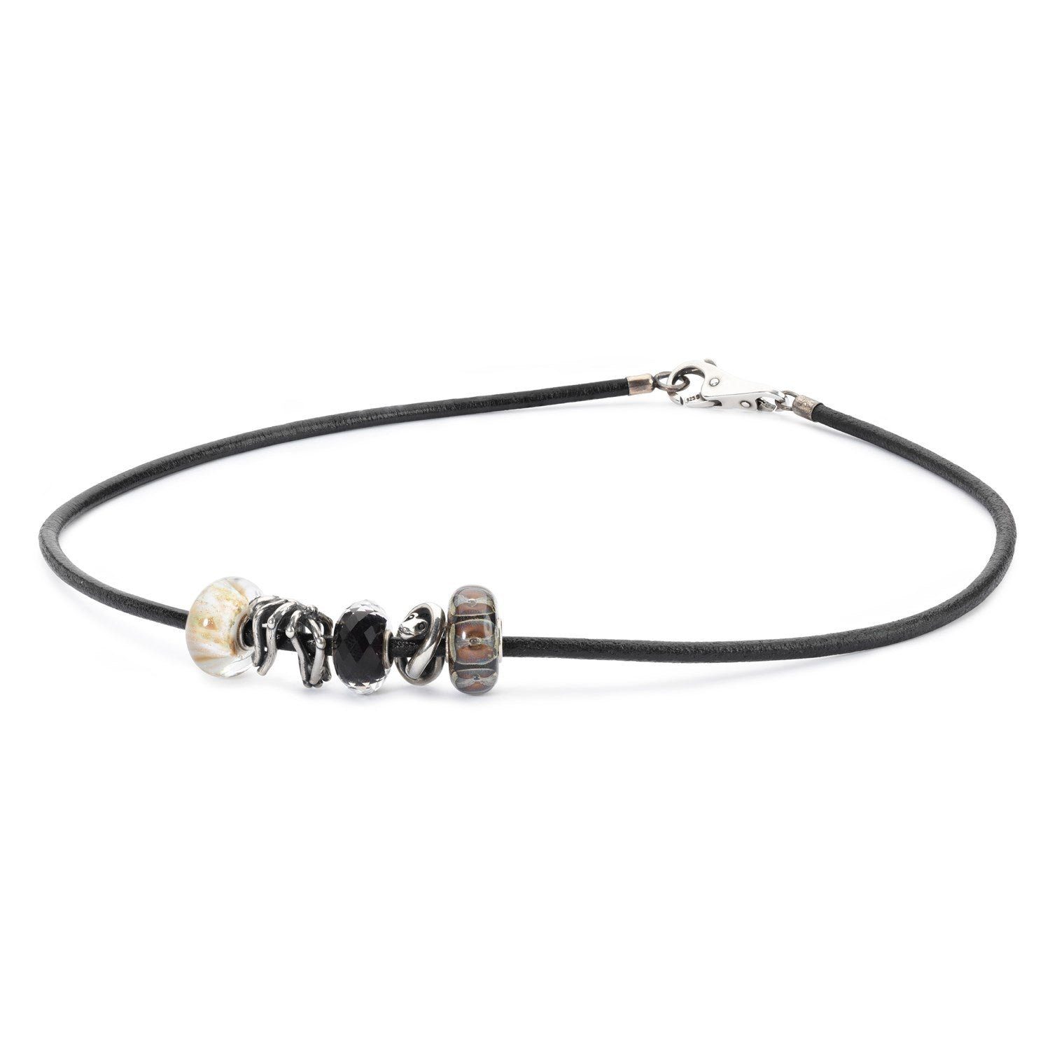 Lederband Halskette, Schwarze TLENE-00004 Trollbeads Leder