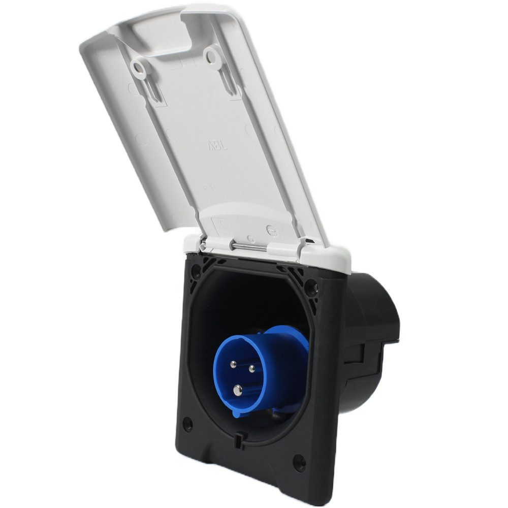 ABL Steckdose CEE Aussensteckdose Einspeisungssteckdose Einbausteckdose Wohnmobil