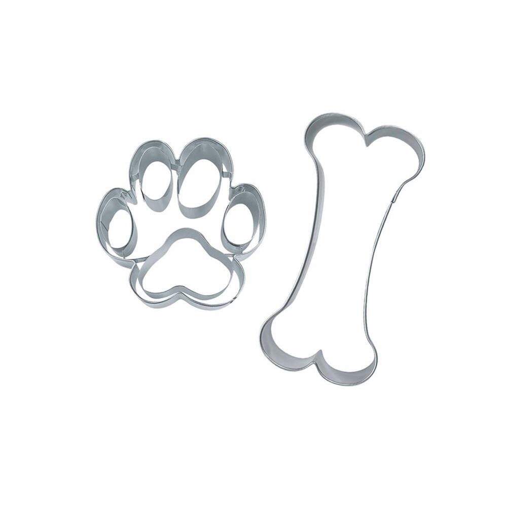 STÄDTER Ausstechform Hundesnack Set 2-tlg., Edelstahl