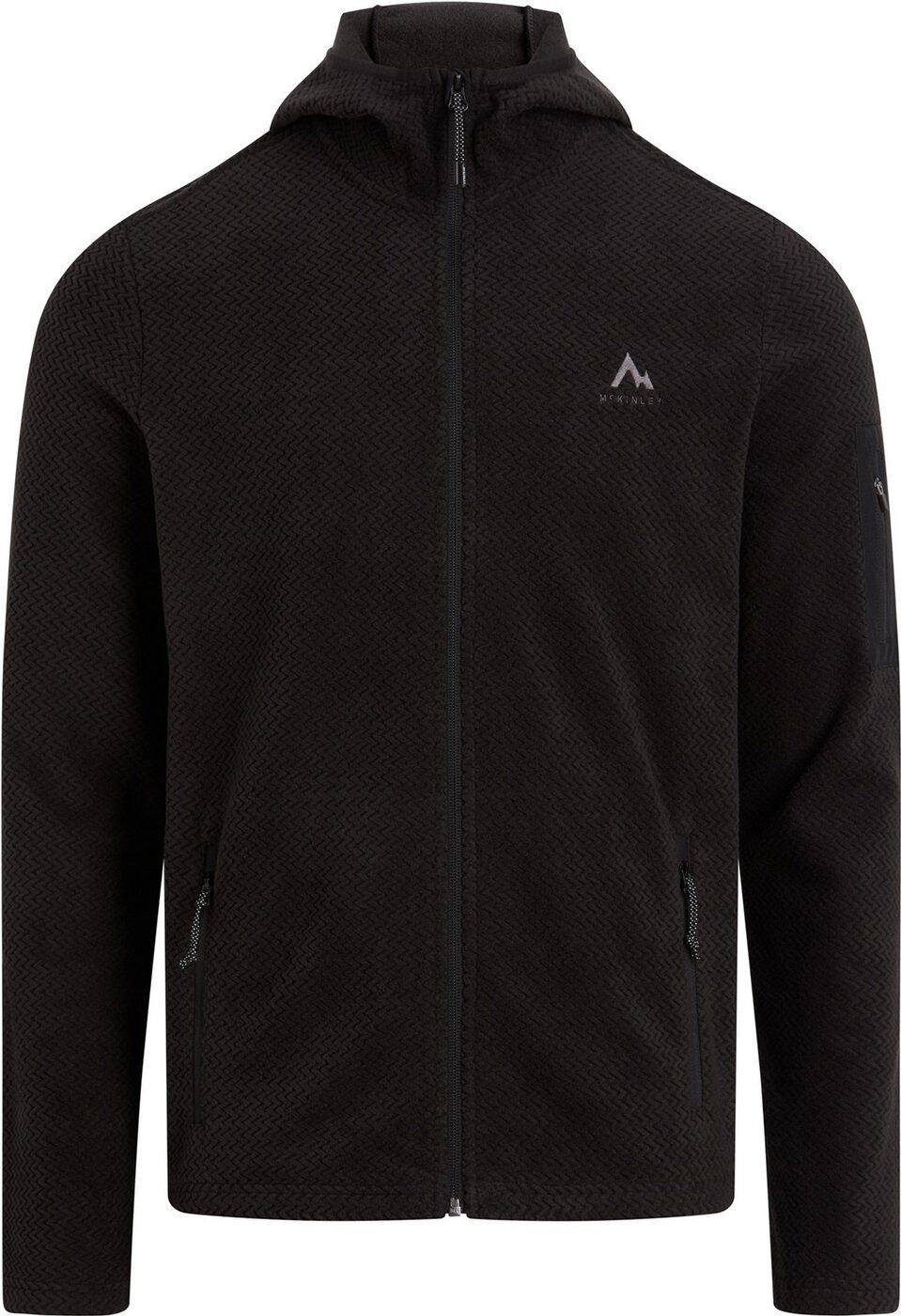 McKINLEY Fleecejacke He.-Unterjacke Hucture II FZ M BLACK NIGHT