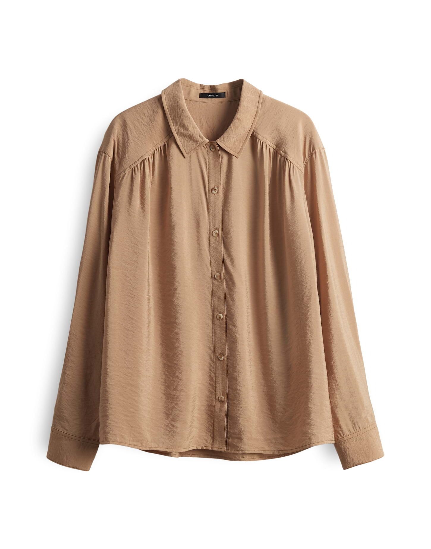 OPUS Hemdbluse FAMIGA Loose aus glänzendem Viskose Mix günstig online kaufen