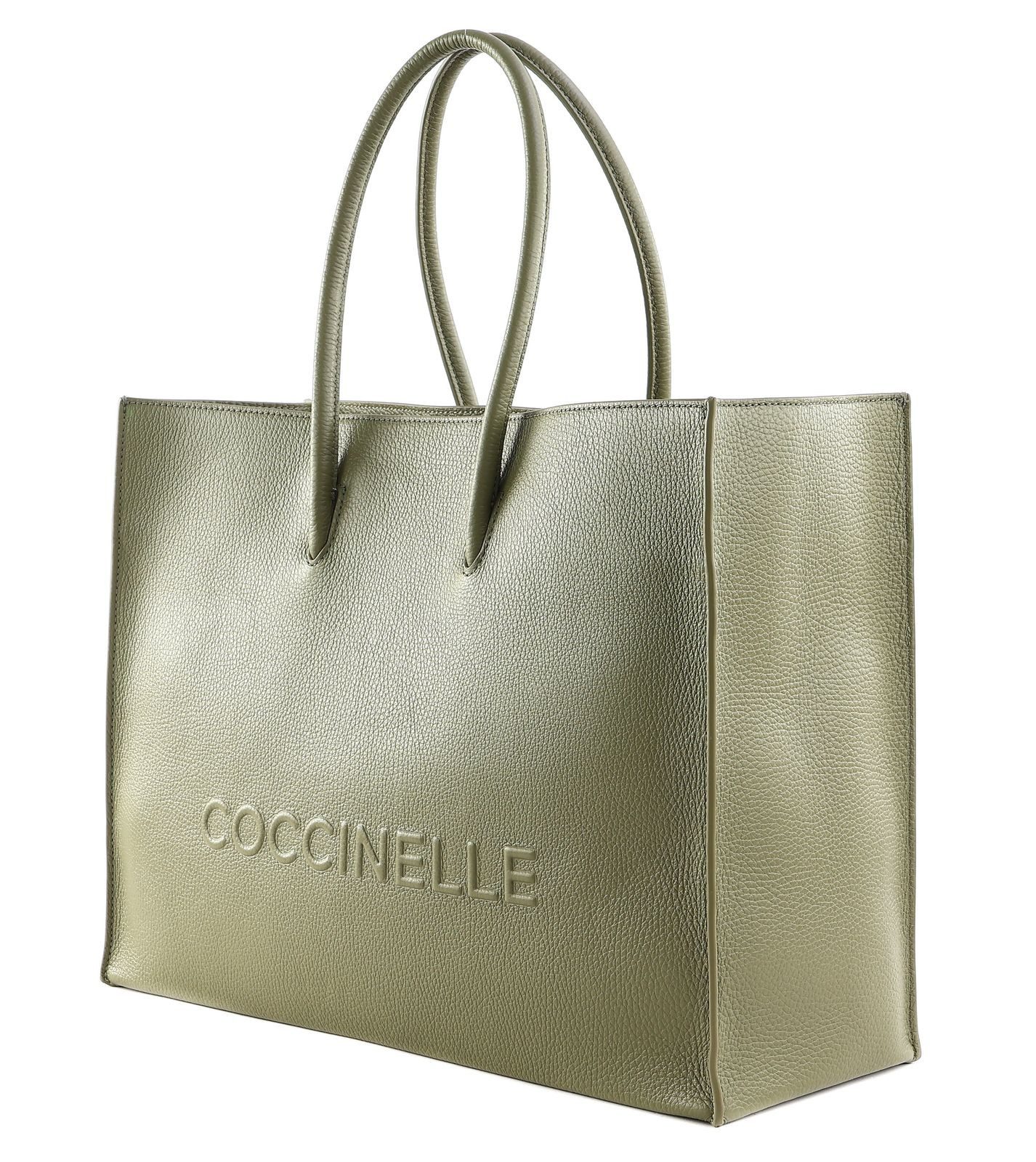 COCCINELLE Schultertasche Maxi Log, aus echtem Rindsleder günstig online kaufen