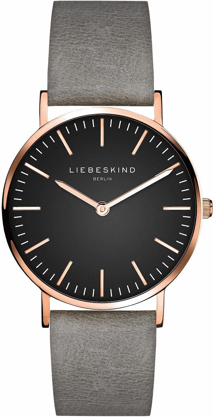 Liebeskind Berlin New Case LT-0094-LQ, Armbanduhr, Damenuhr, analog, Lederband