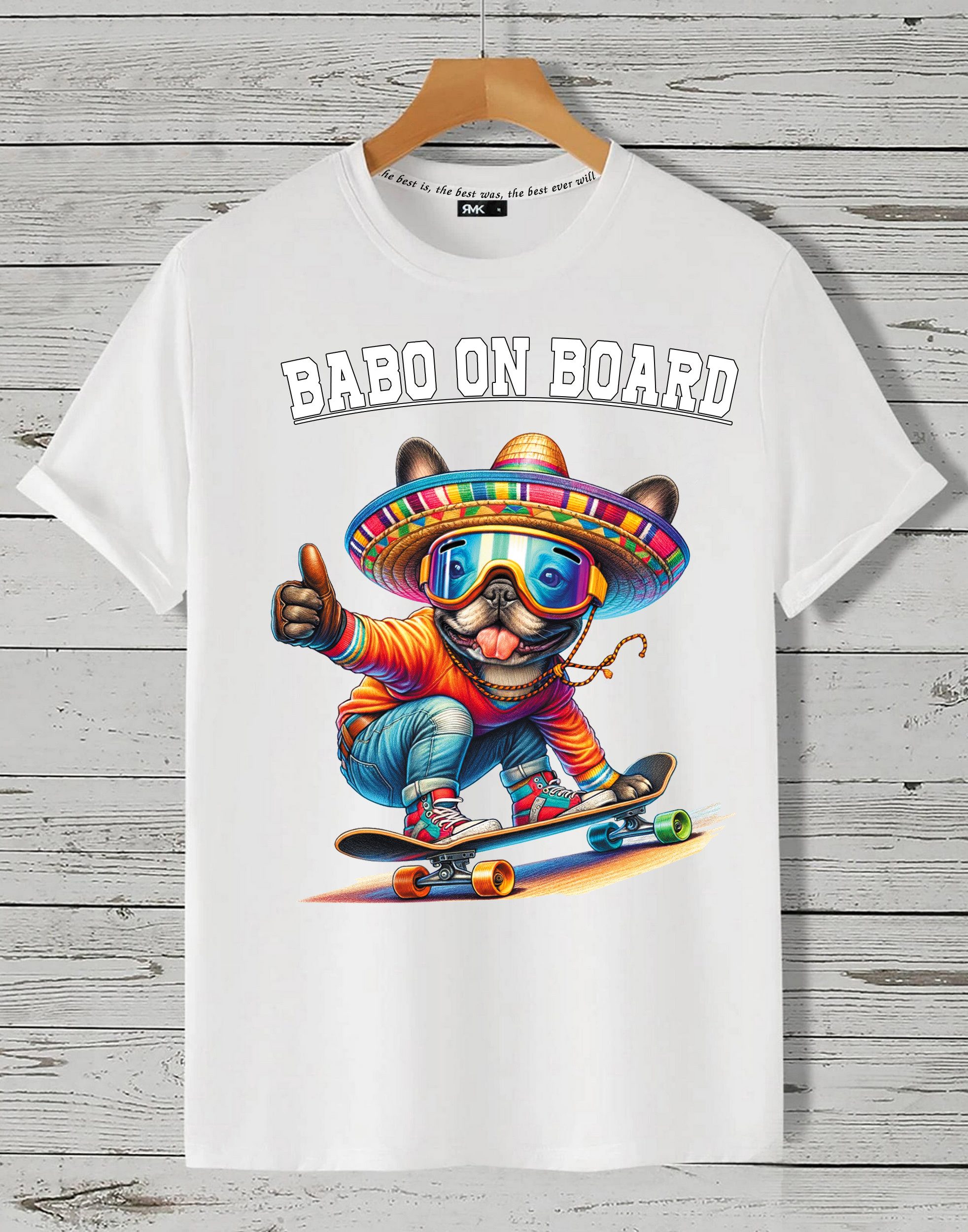 RMK T-Shirt Herren kurzarm Shirt Basic Rundhals Ausschnitt Skater aus Baumw günstig online kaufen