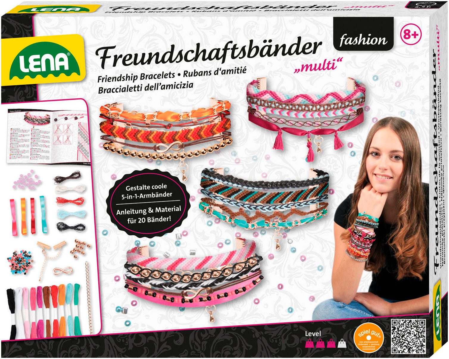Lena® Kreativset Freundschaftsbänder, groß