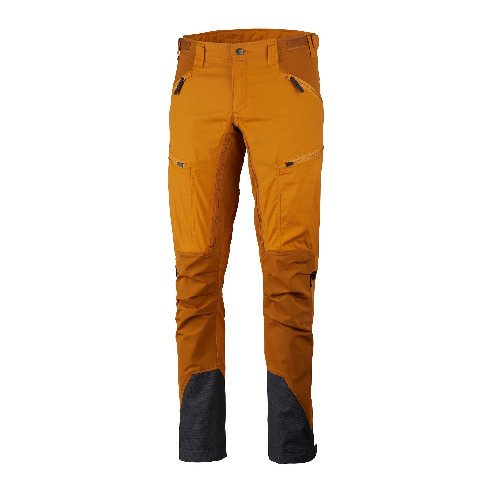 Lundhags Trekkinghose Makke Stretch-Hybrid mit Belüftungsschlitzen 215 gold / dark gold | Outdoorhosen