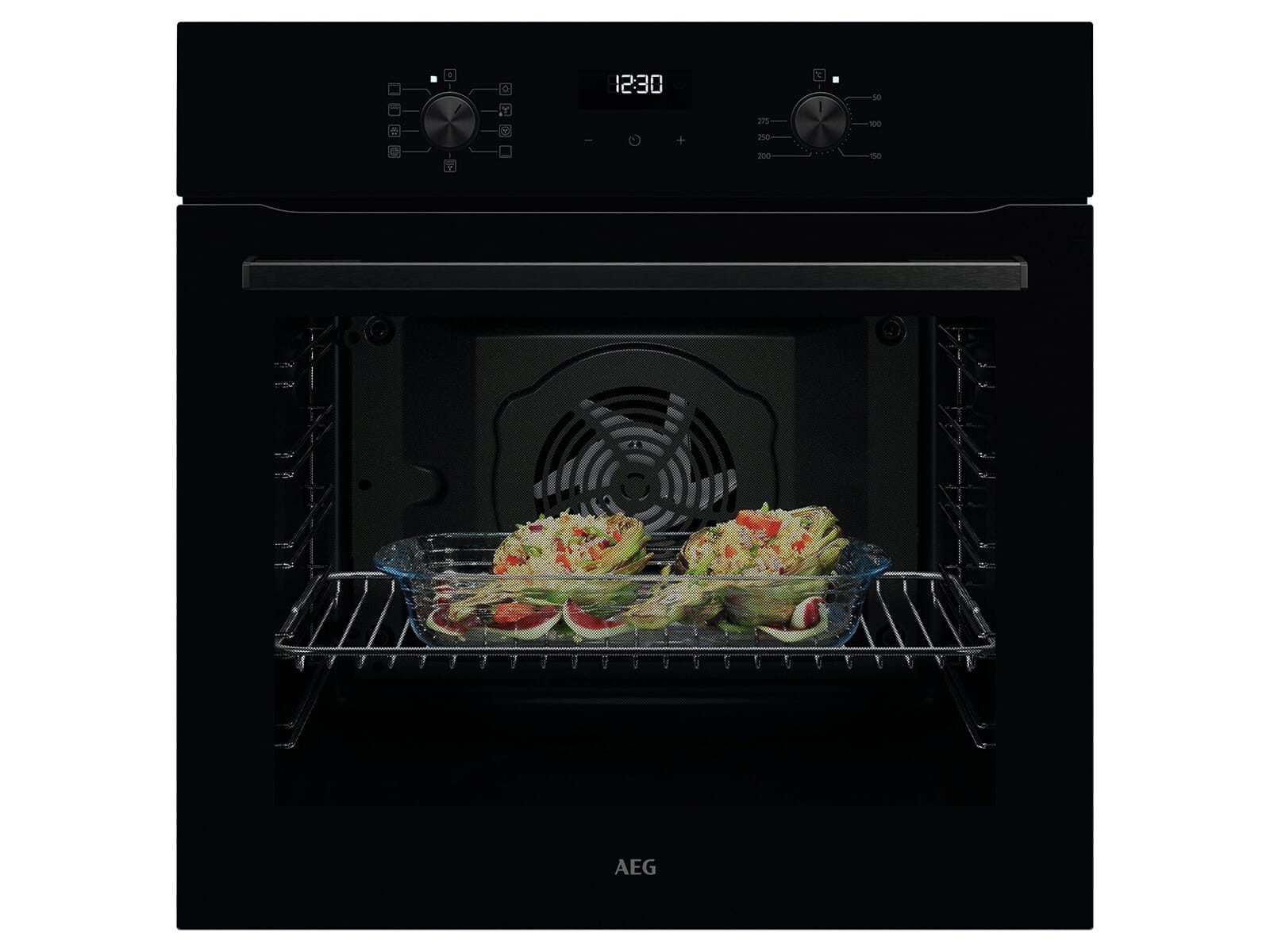 AEG Einbaubackofen, Reinigung mit Wasser / Dampf