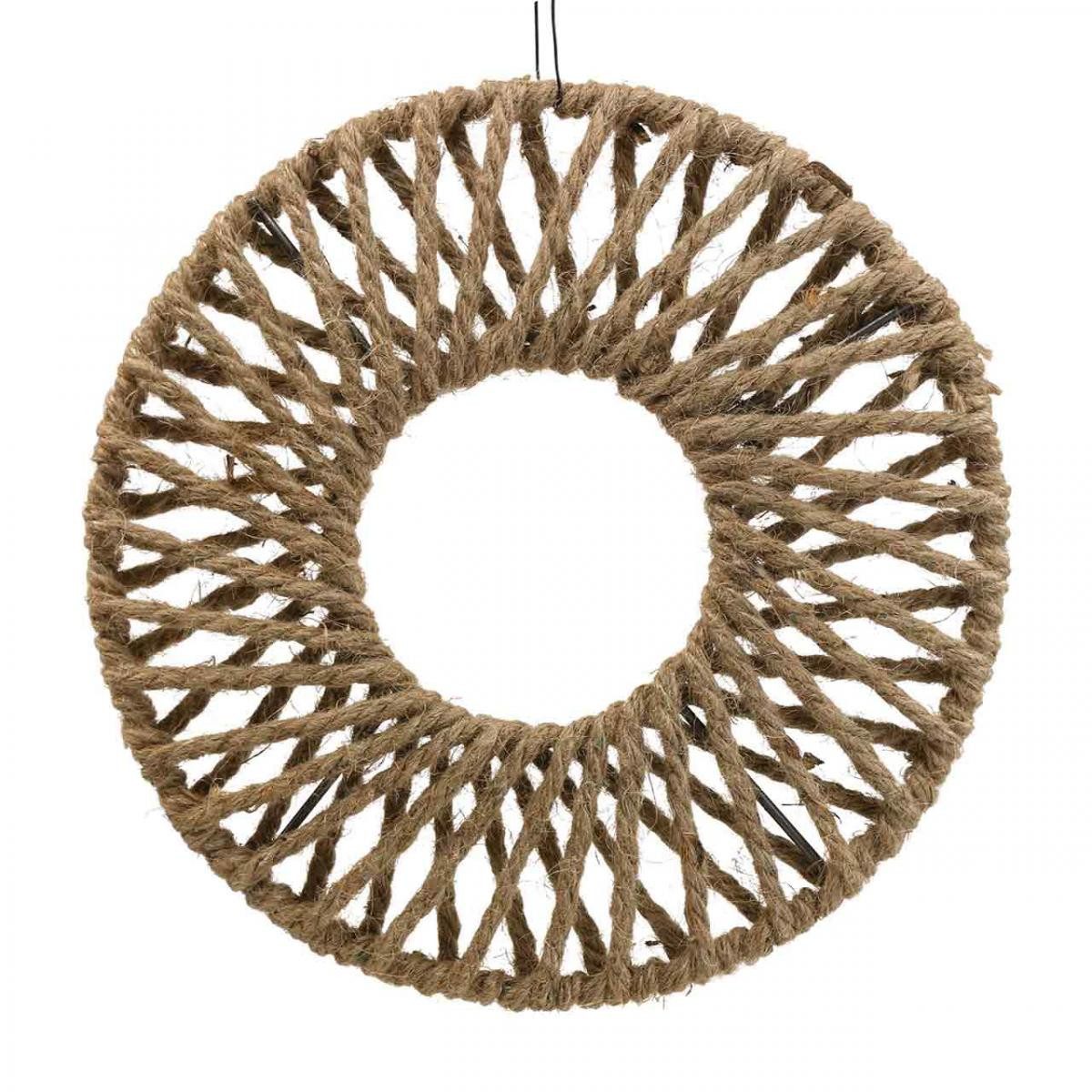 Viana Hängedekoration Boho Dekoring Jute Wanddeko Ø28cm Handmade günstig online kaufen