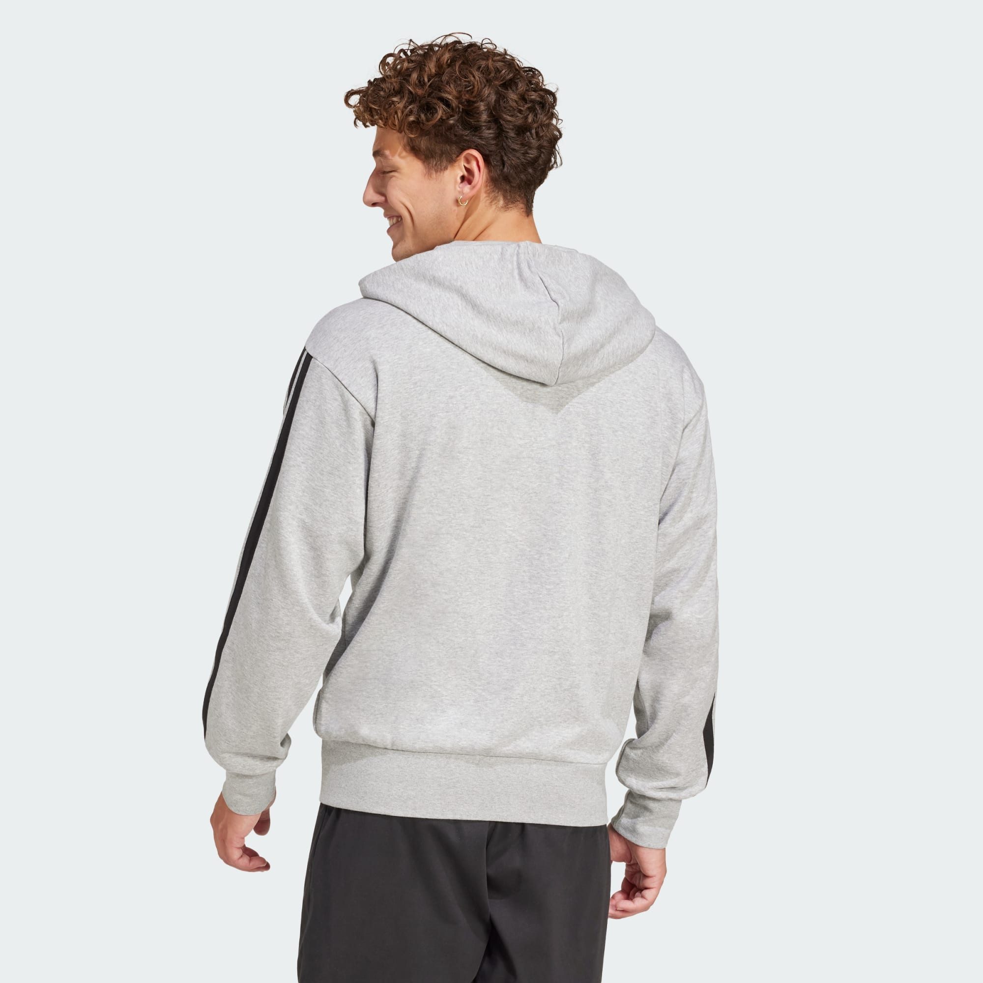 adidas Sportswear Hoodie ESSENTIALS 3-STREIFEN FRENCH TERRY KAPUZENJACKE (1 günstig online kaufen